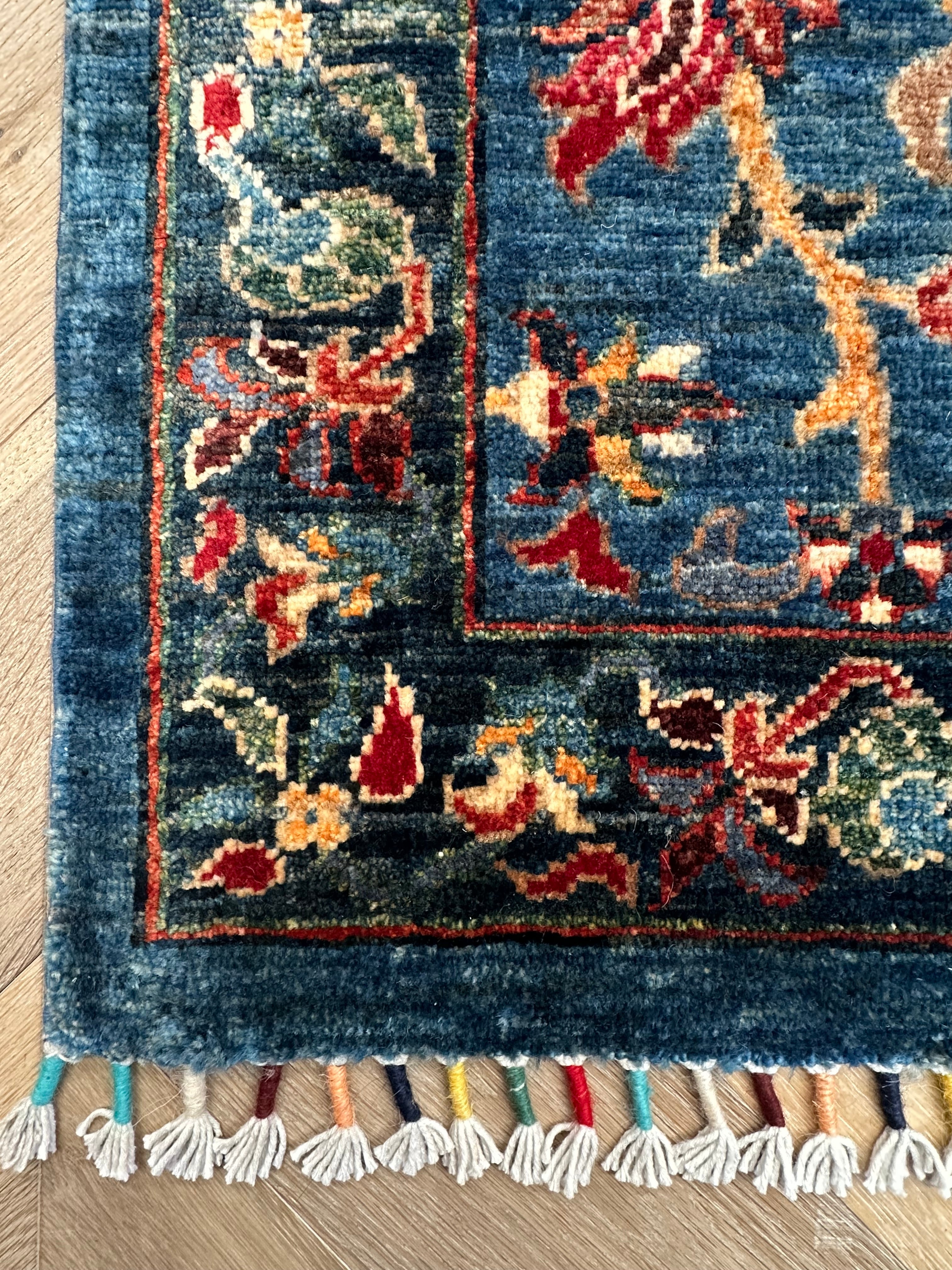 Afghan handmade rug,Chobi. Size:299x251cm