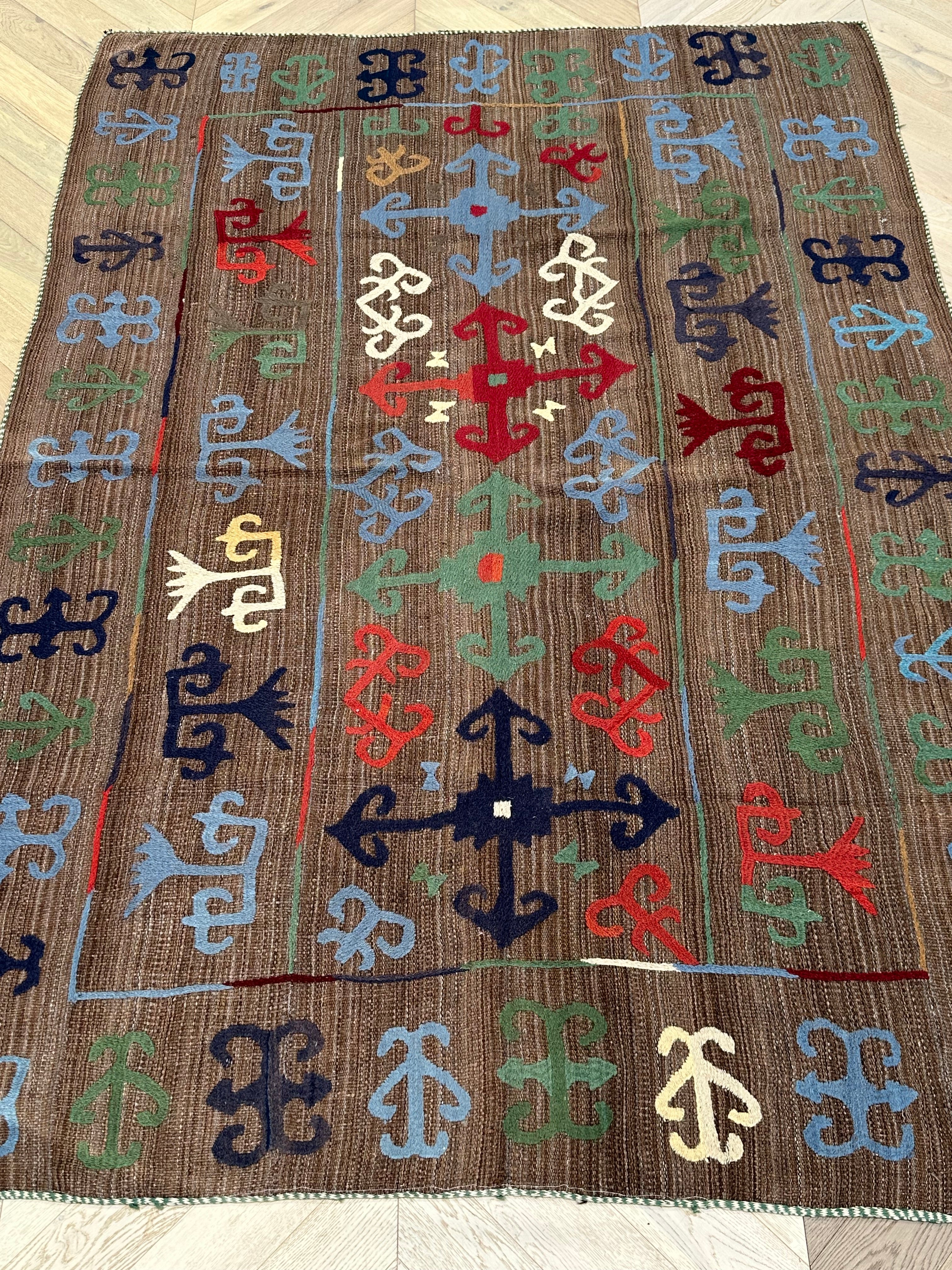 Afghan Handmade — 2.68 x 1.93