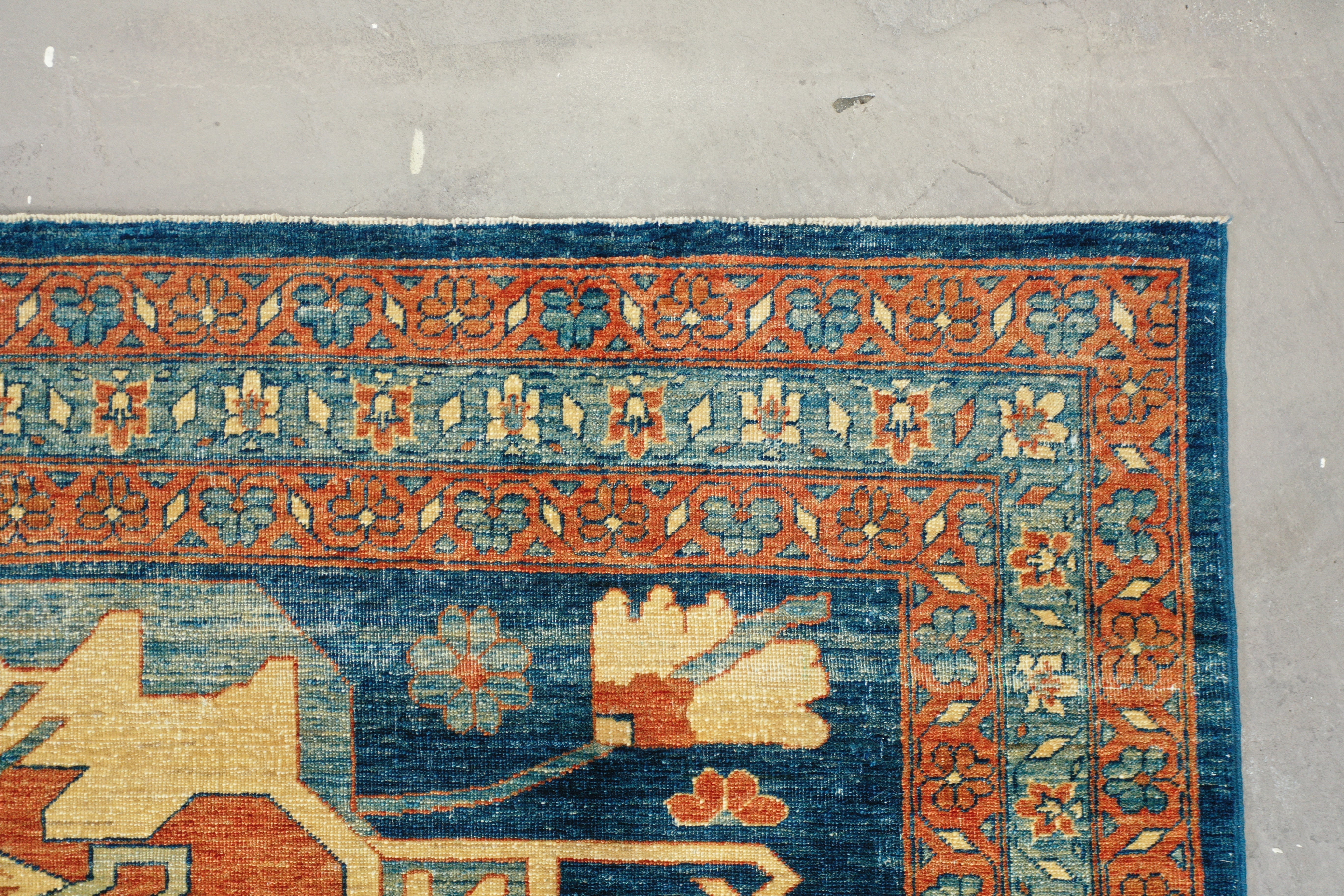 Vintage Afghan Chobi rug 283x220cm