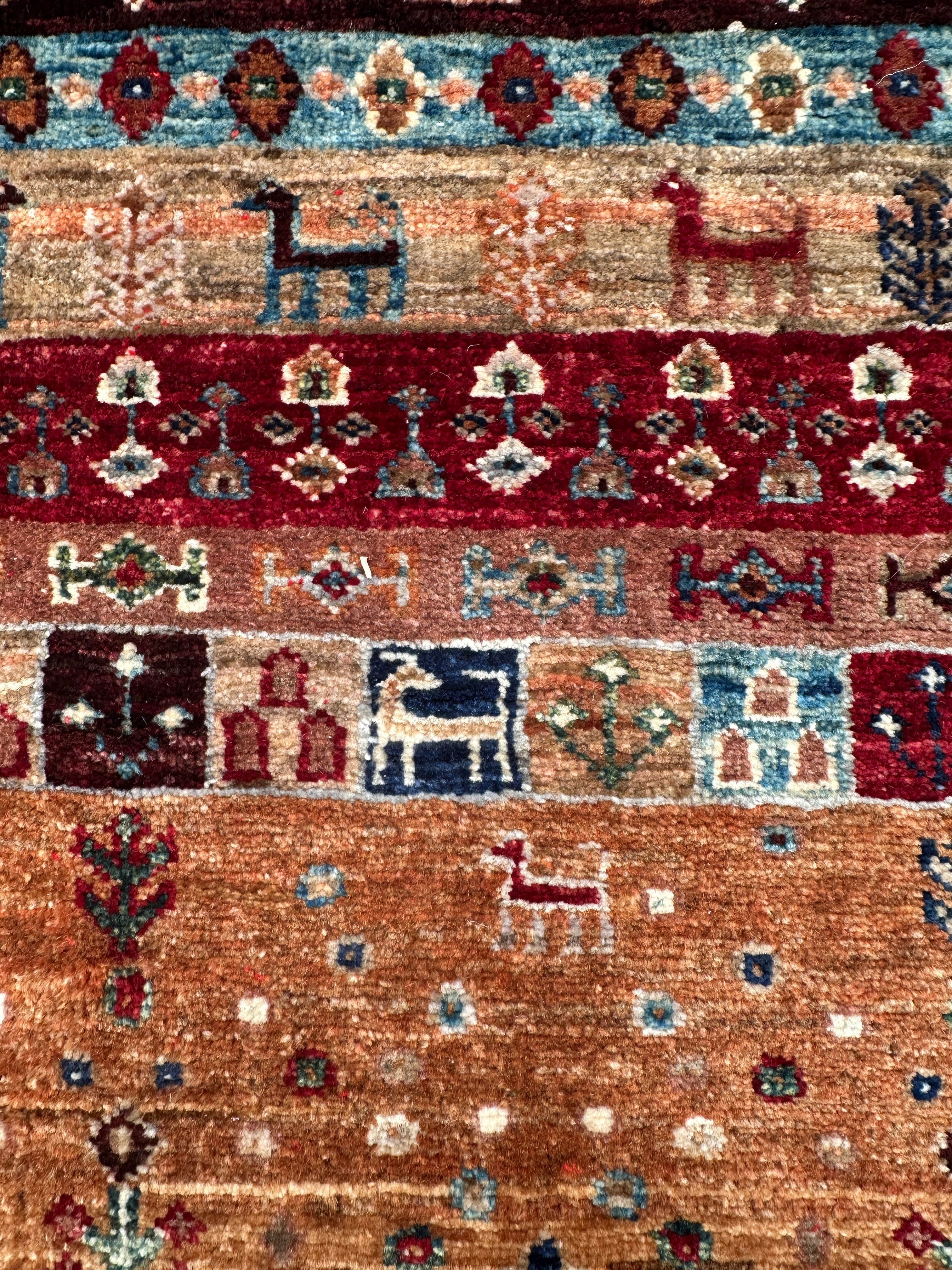 Chobi Afghan Handmade — 2.08 x 1.53