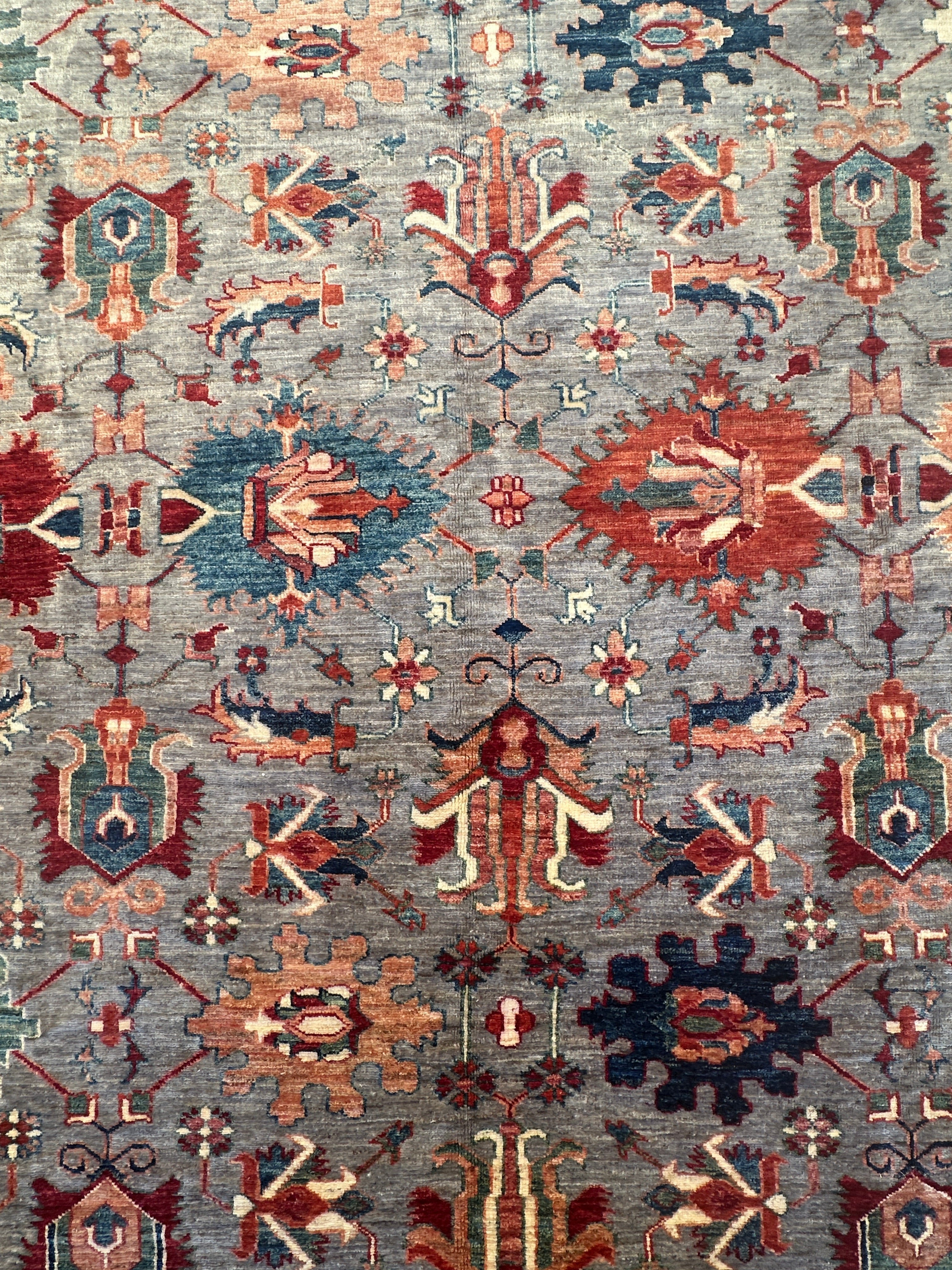 Afghan handmade rug,Chobi. Size:369x269 cm