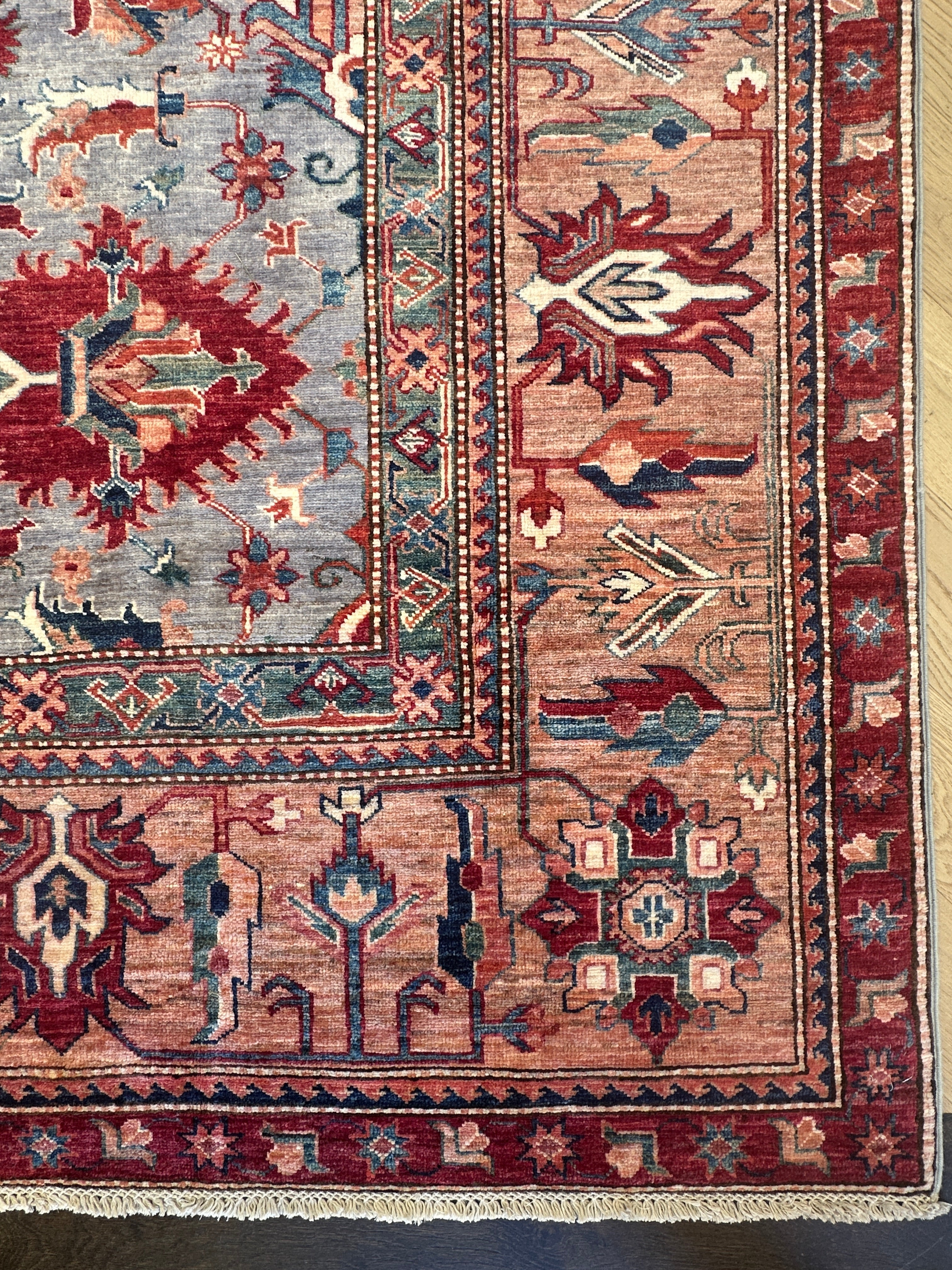 Chobi Afghan Handmade — 3.69 x 2.69