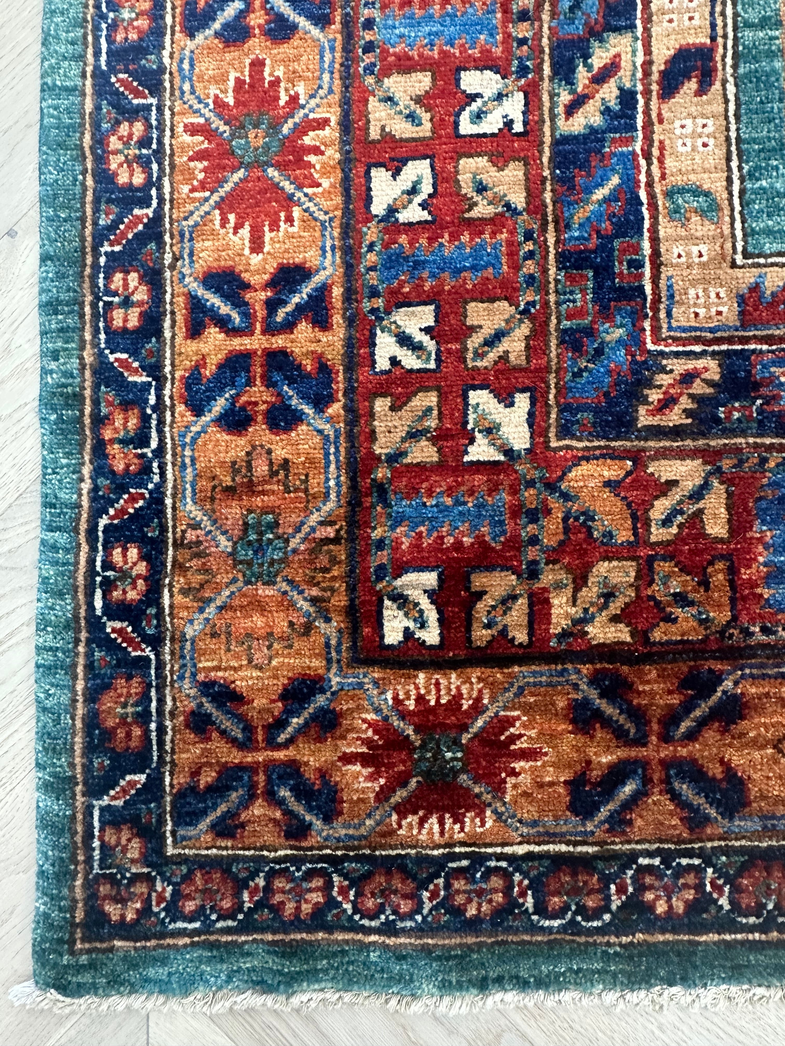 Afghan handmade rug,Chobi. Size:368x276cm