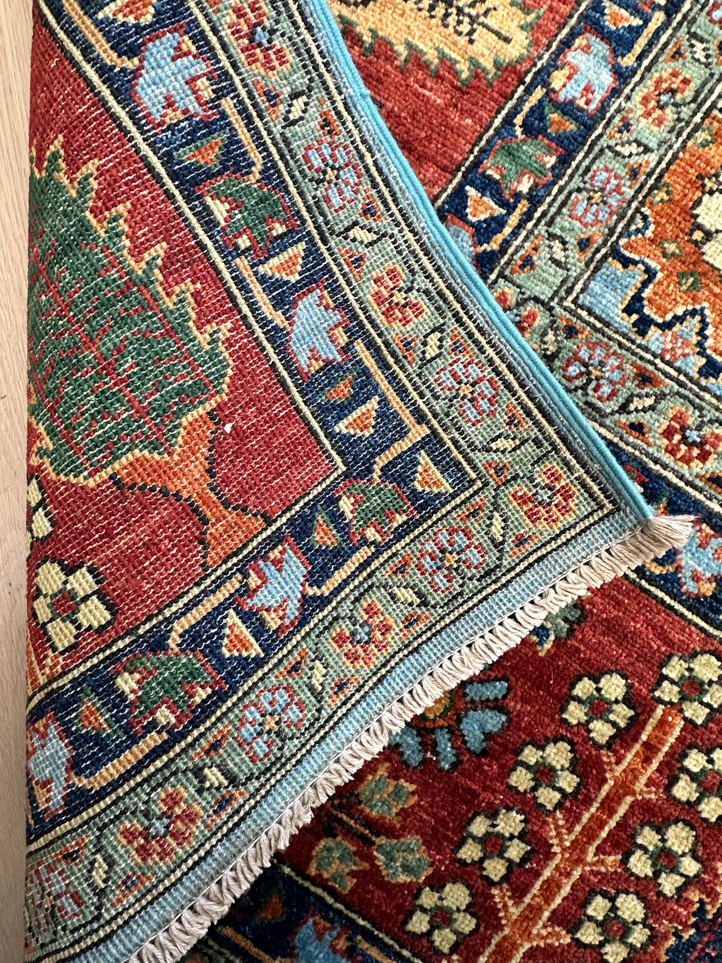 Chobi Afghan Handmade — 3.63 x 2.72