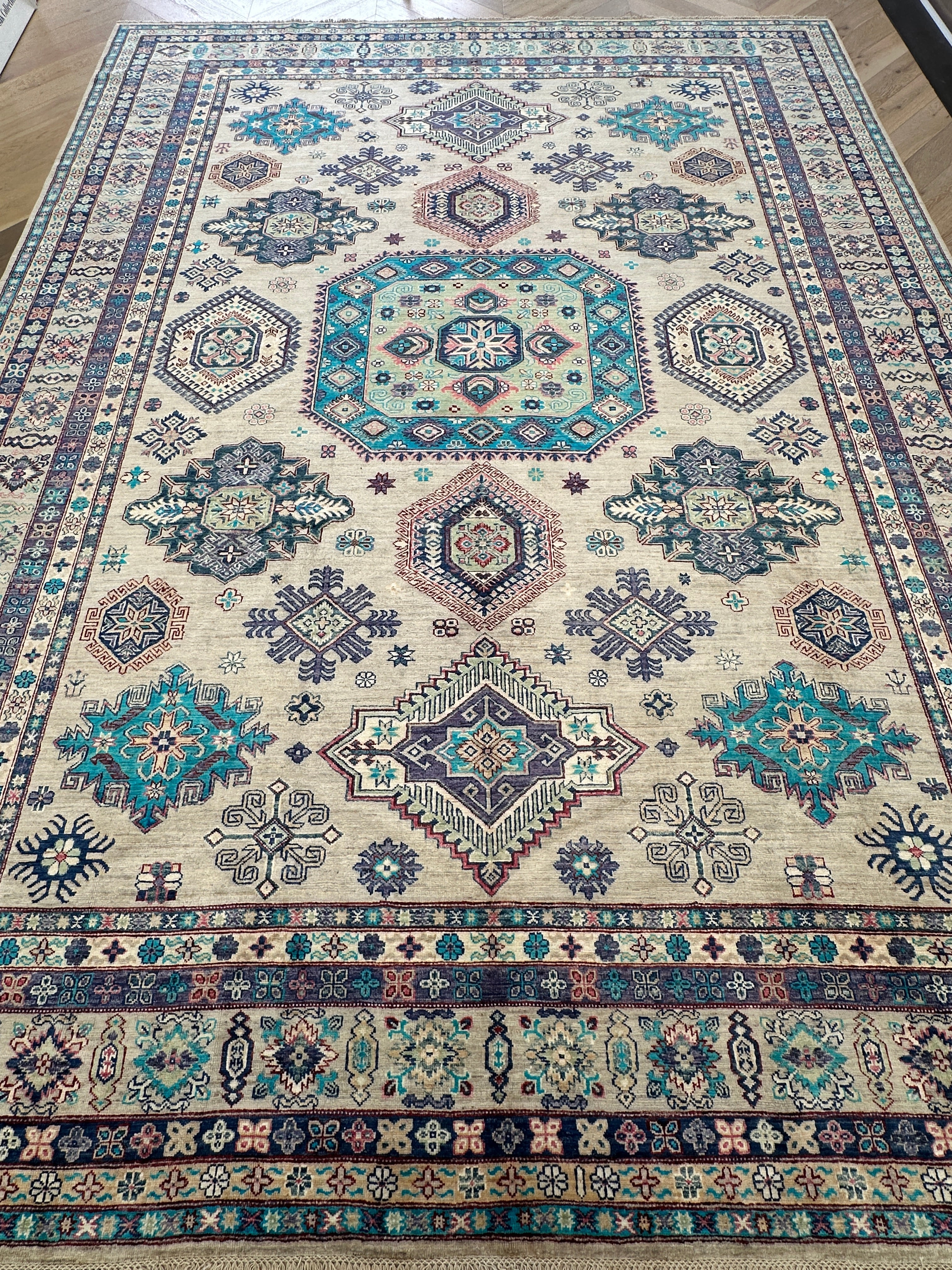 Chobi Afghan Handmade — 4.03 x 3.03