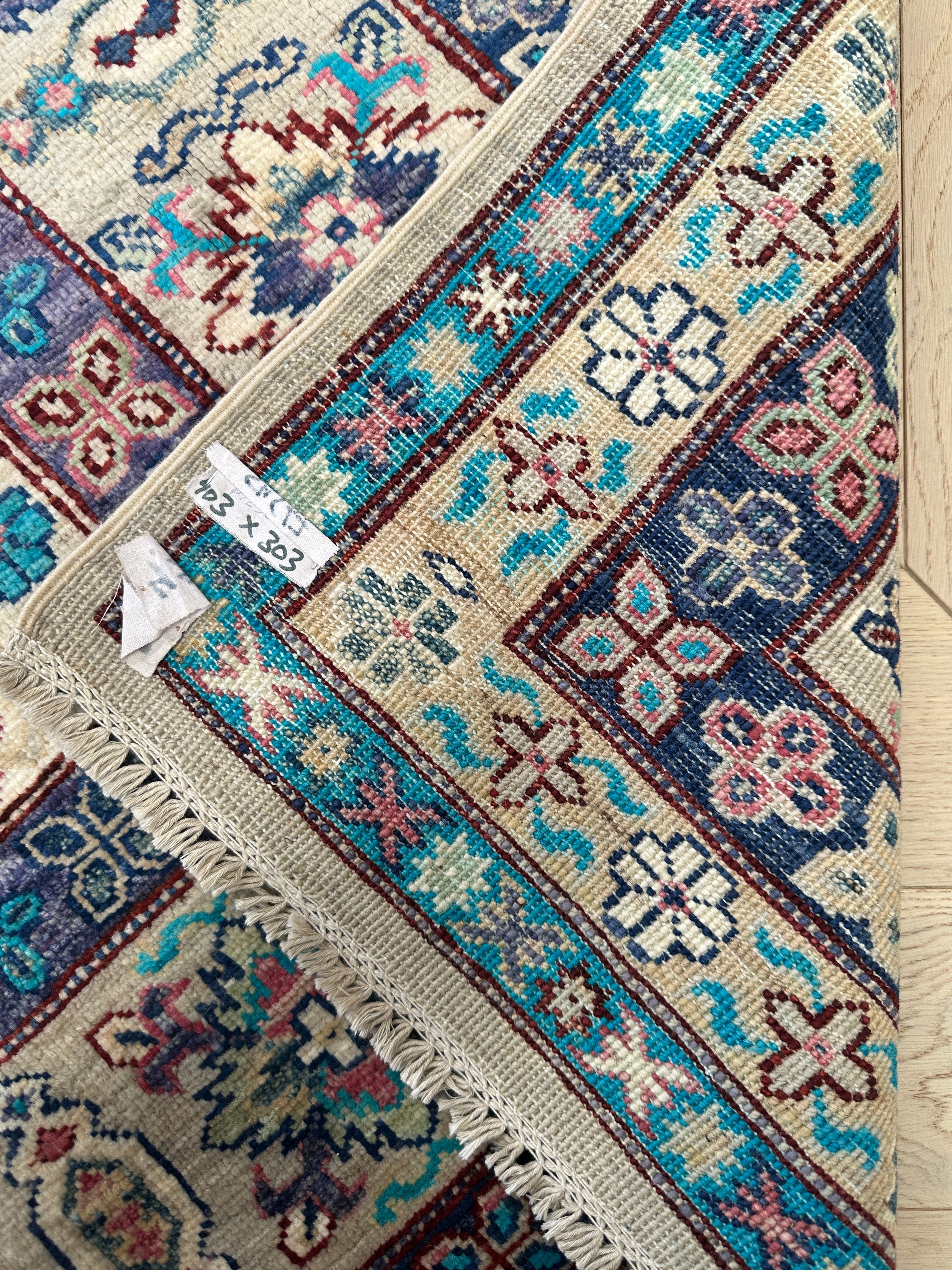 Chobi Afghan Handmade — 4.03 x 3.03