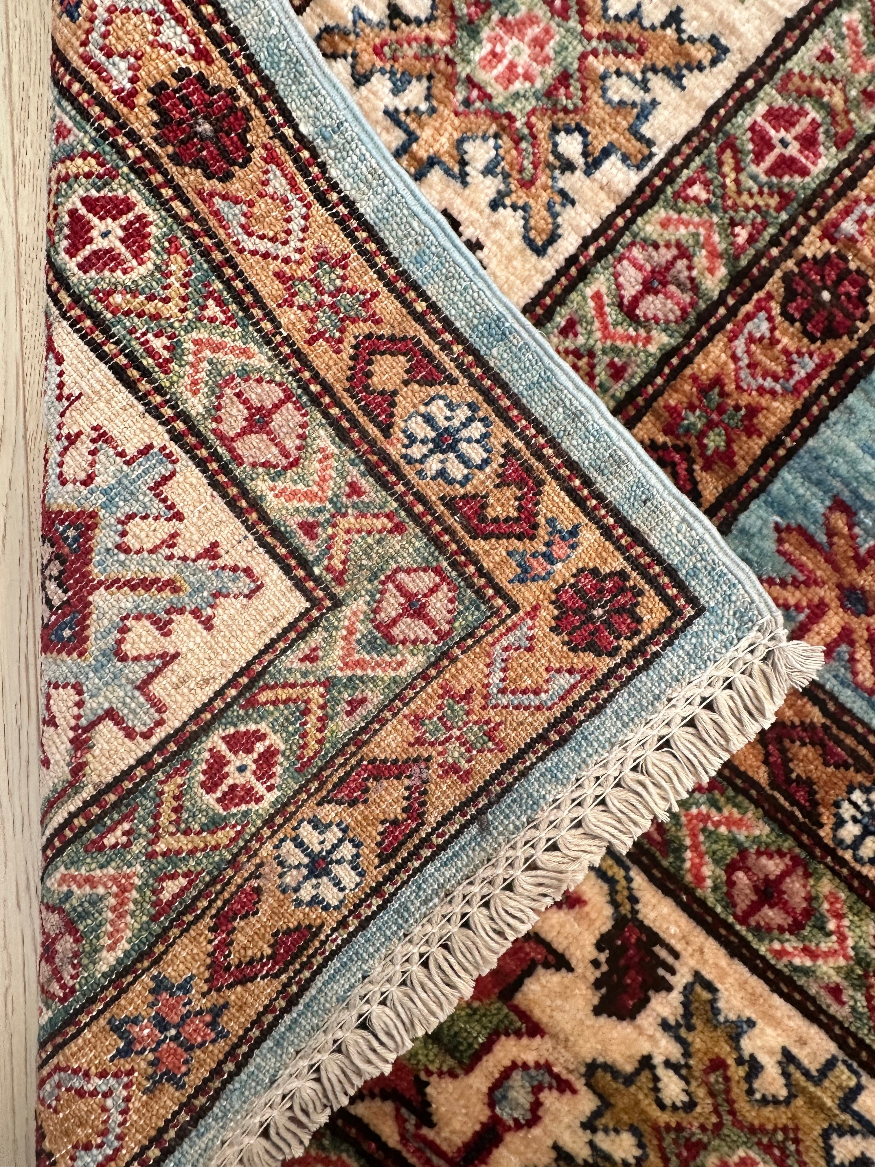 Afghan handmade rug,Chobi. Size:303x240cm