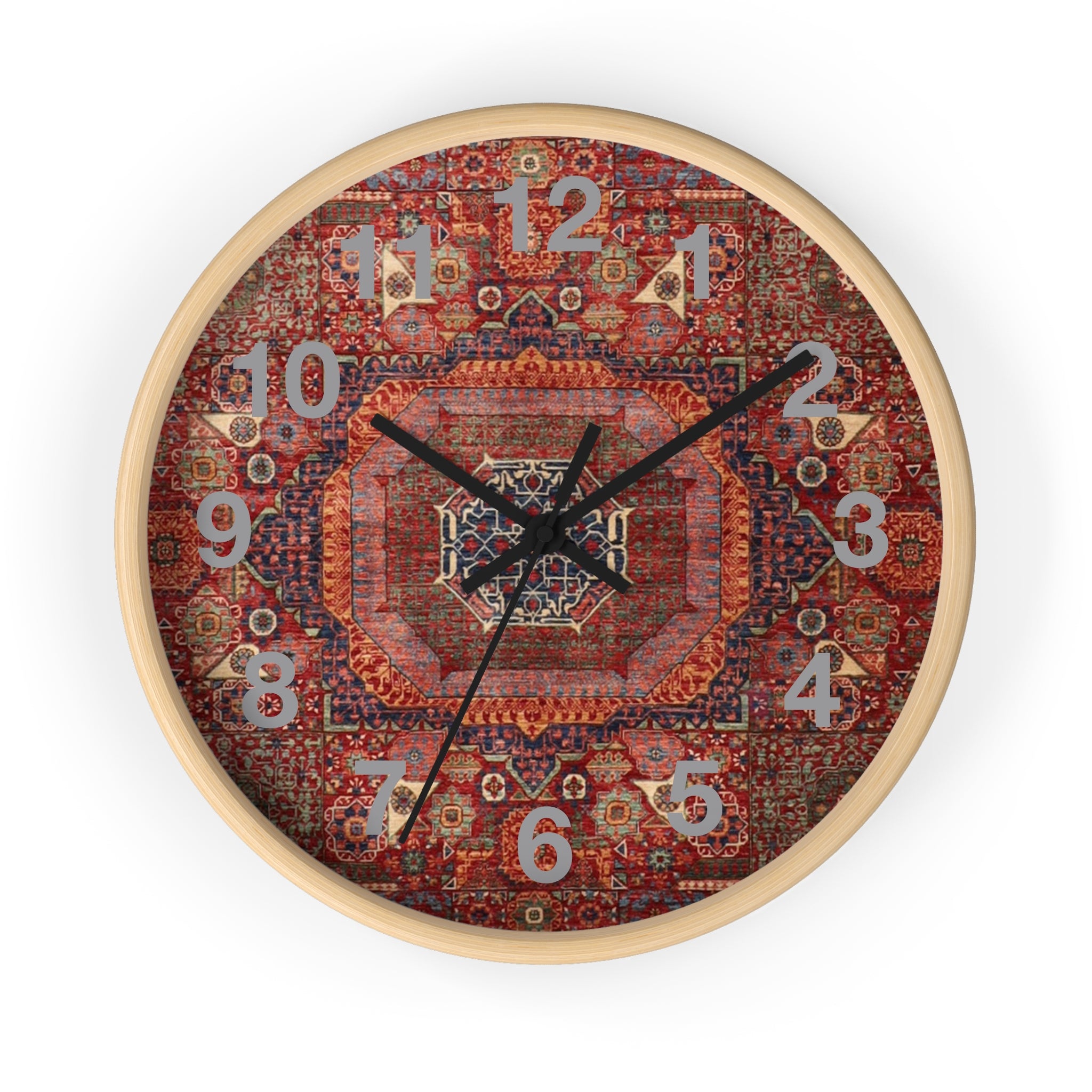 Wooden / Black / 10"