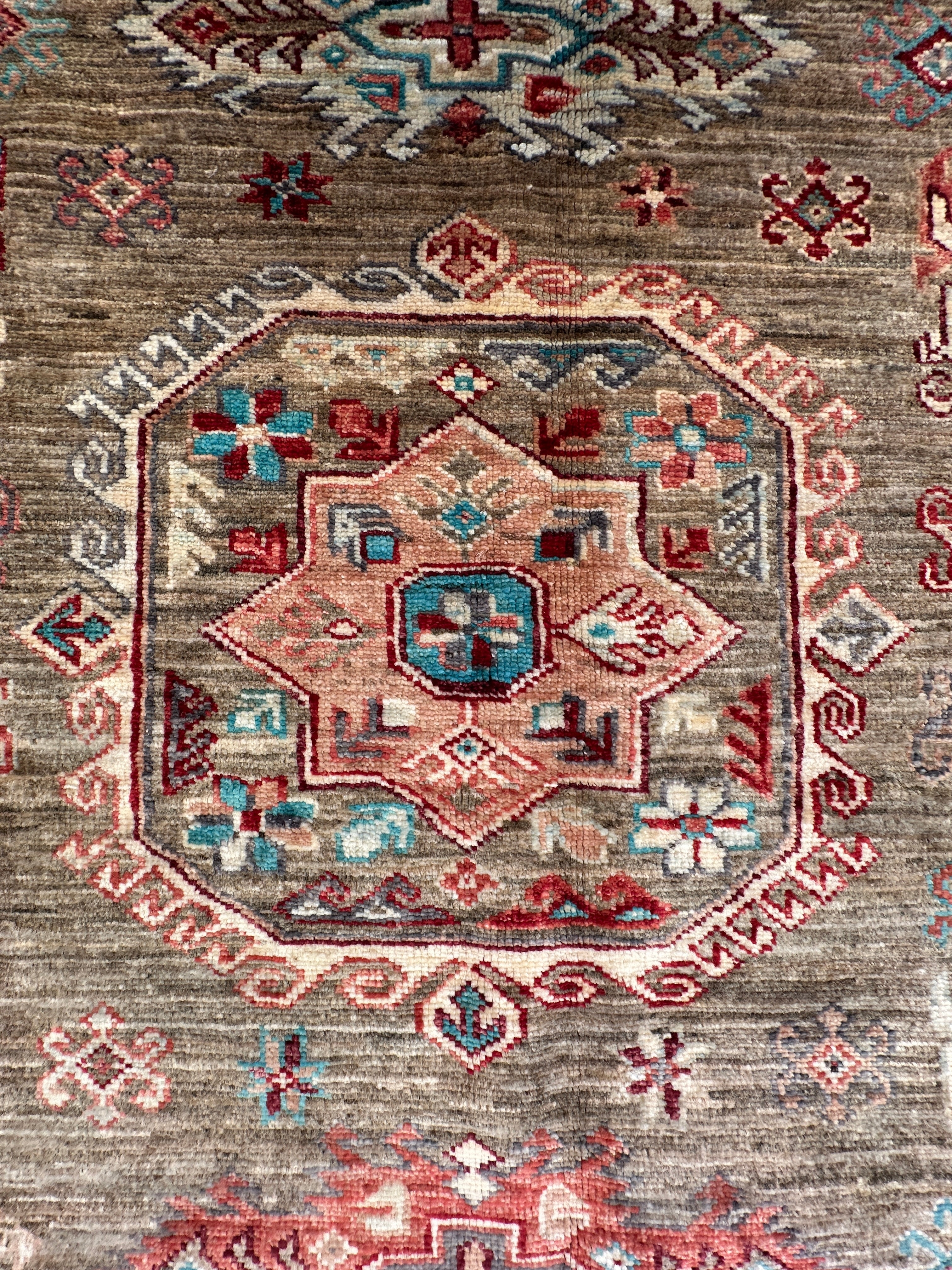 Afghan handmade rug,Chobi. Size: 237x174 cm