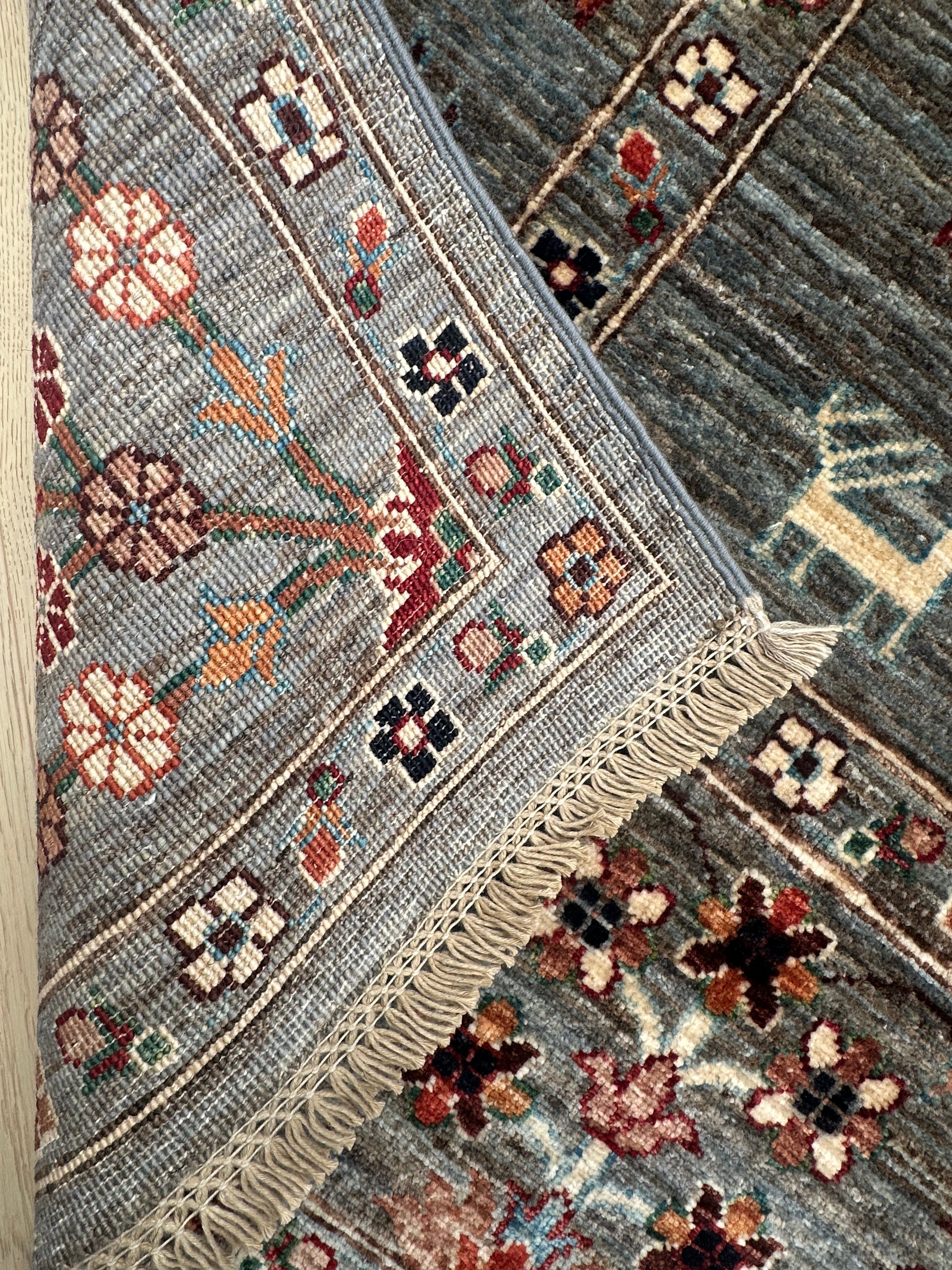Afghan handmade rug,Chobi. Size:331x249cmk