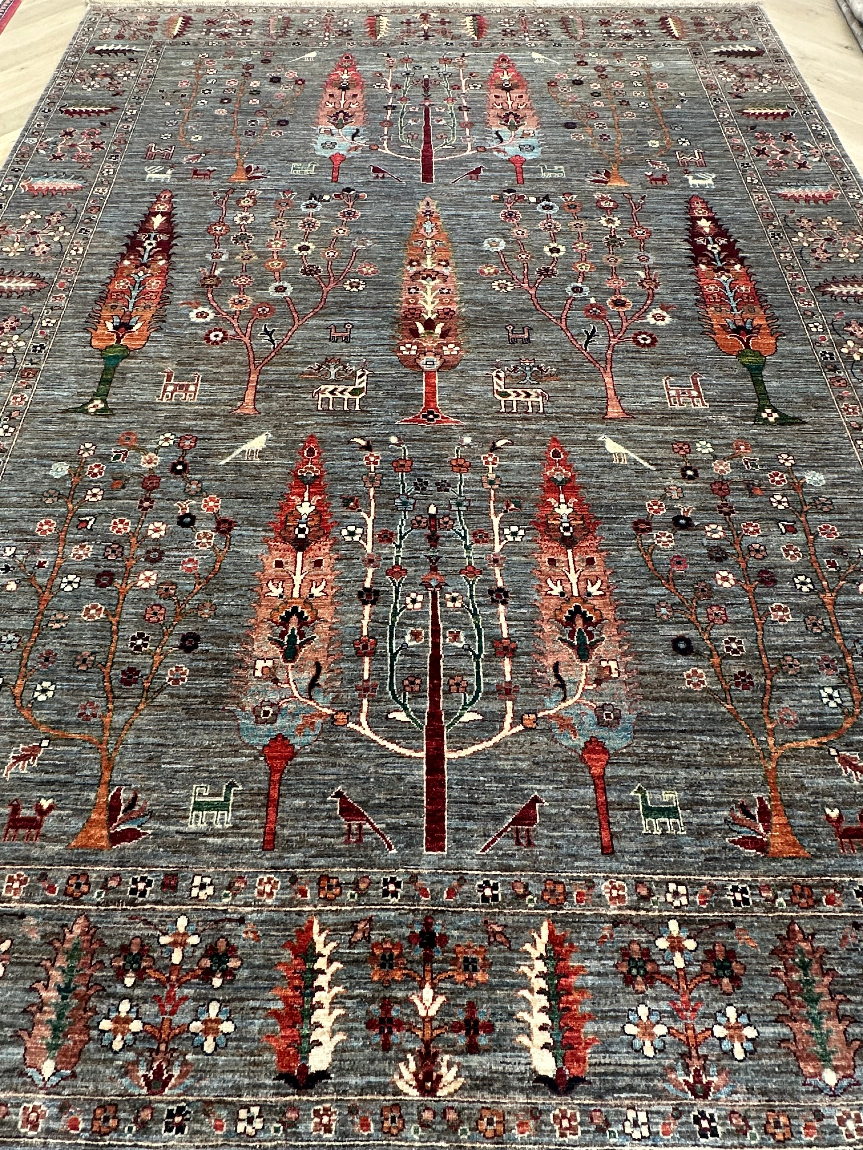 Afghan handmade rug,Chobi. Size:331x249cmk