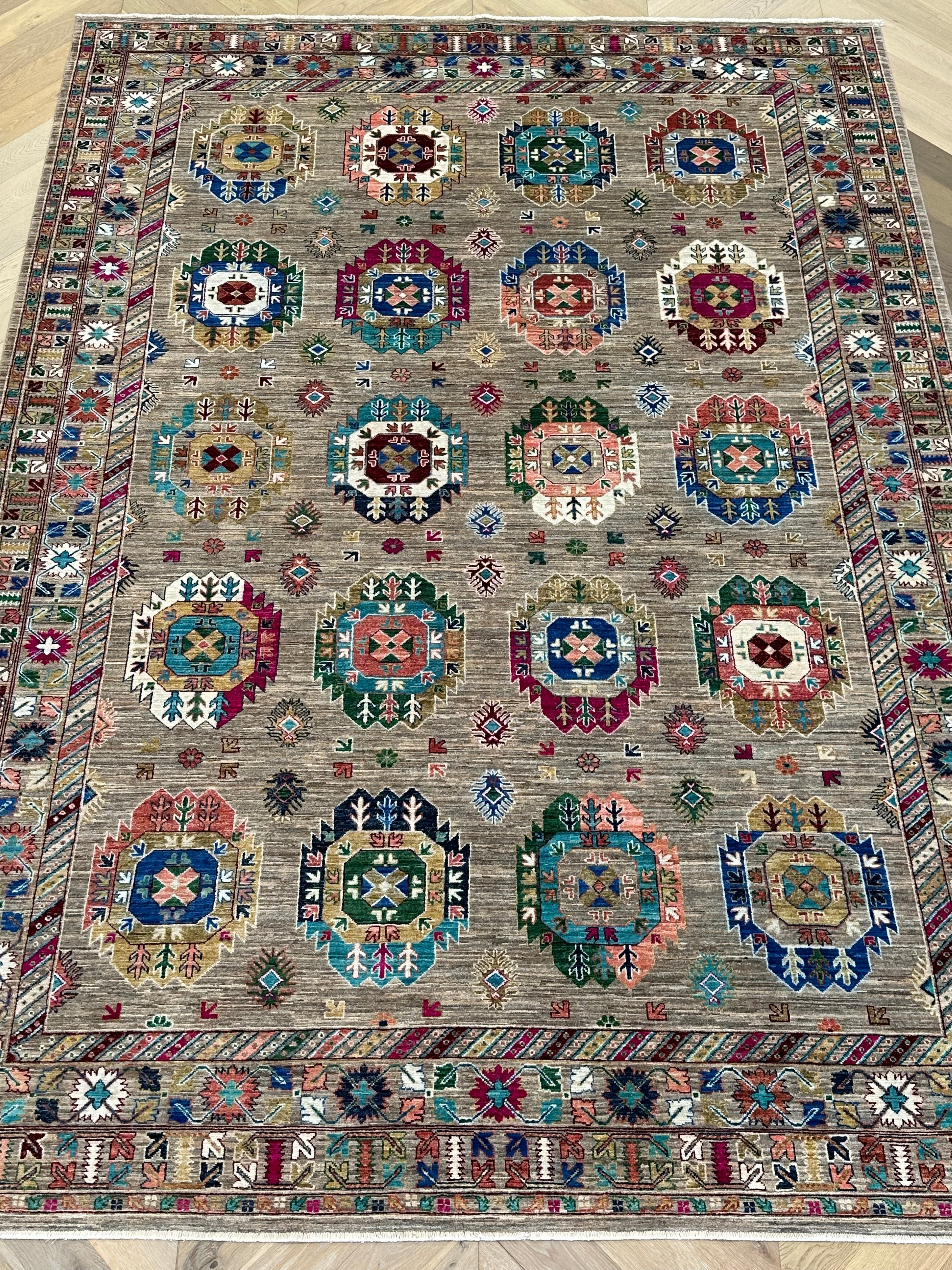 Chobi Afghan Handmade — 3.51 x 2.52