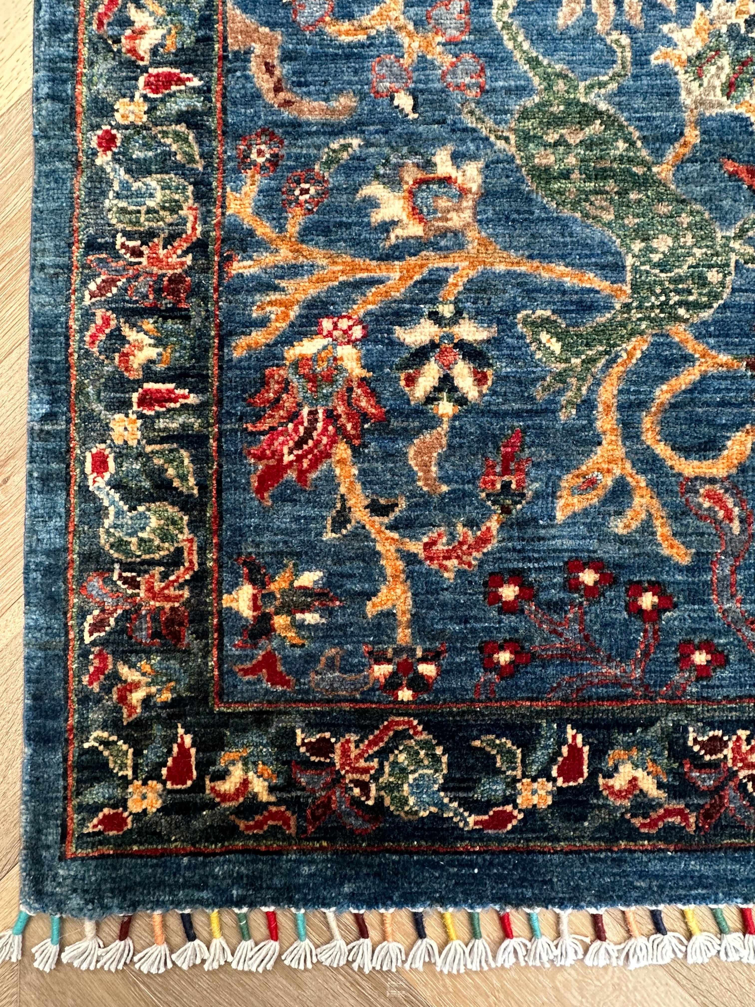 Afghan handmade rug,Chobi. Size:299x251cm