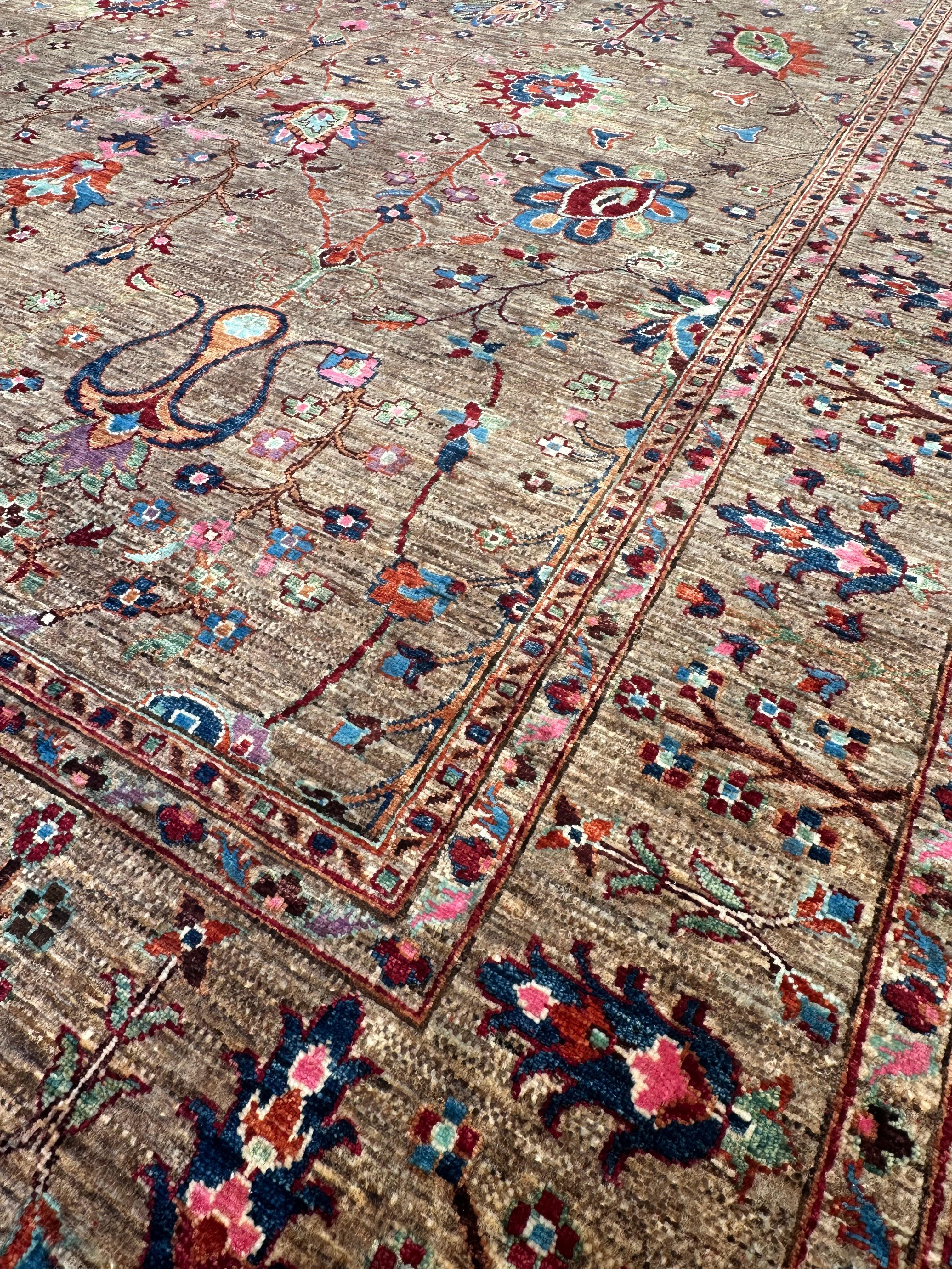 Chobi Afghan Handmade — 3.72 x 2.53