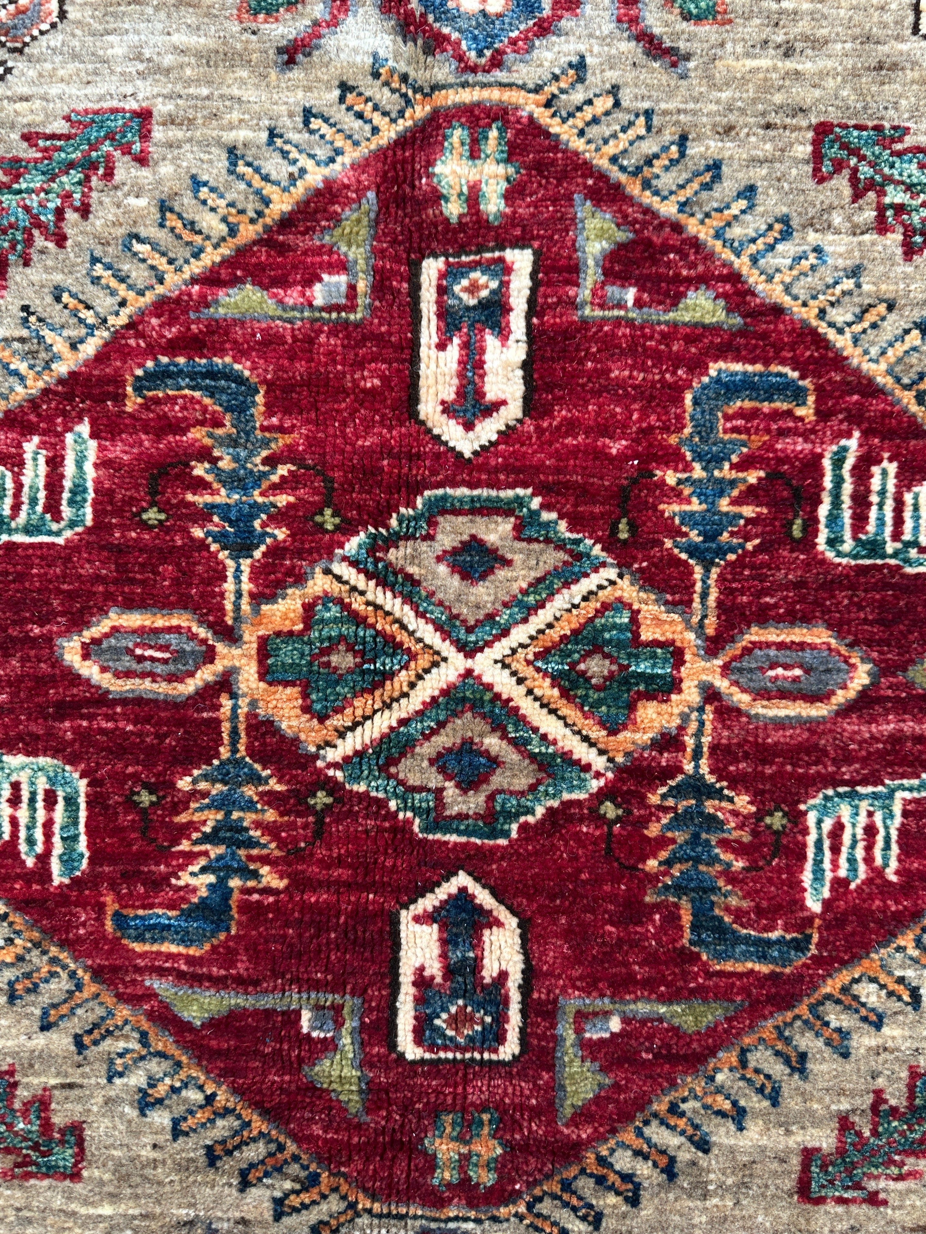 Chobi Afghan Handmade — 1.98 x 1.59