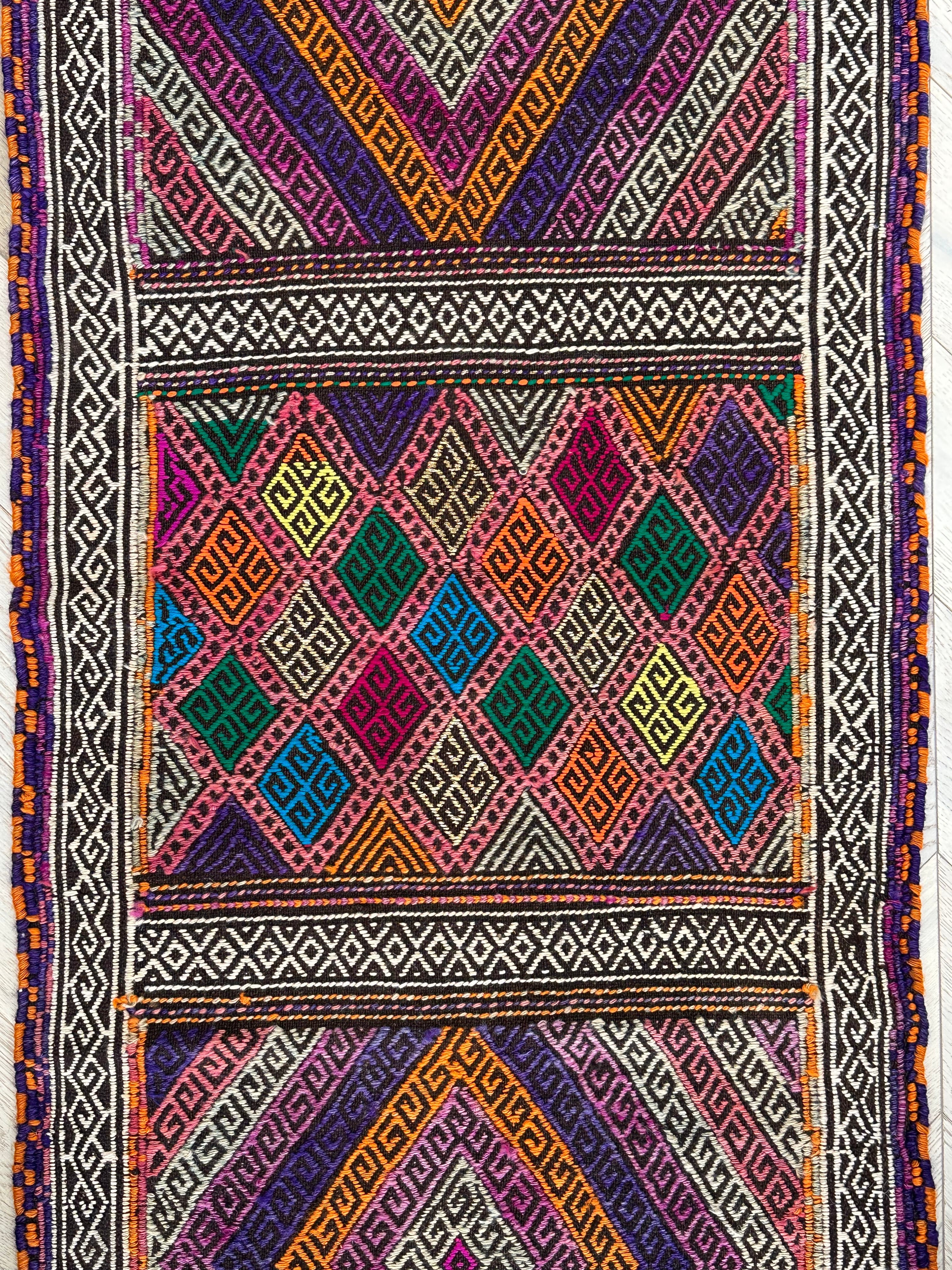Afghan Kilim — 2.61 x 0.62