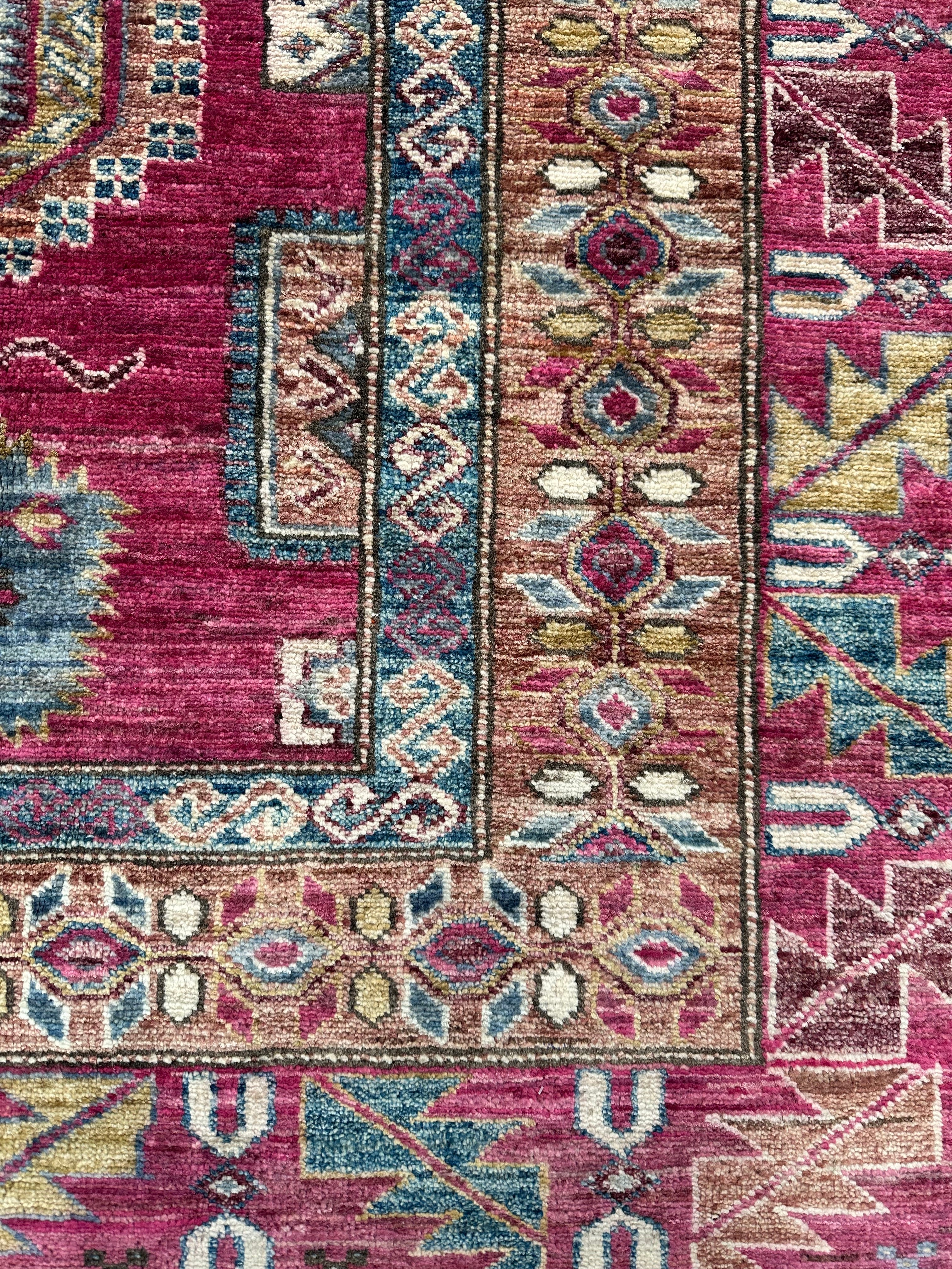 Chobi Afghan Handmade — 3.54 x 2.50