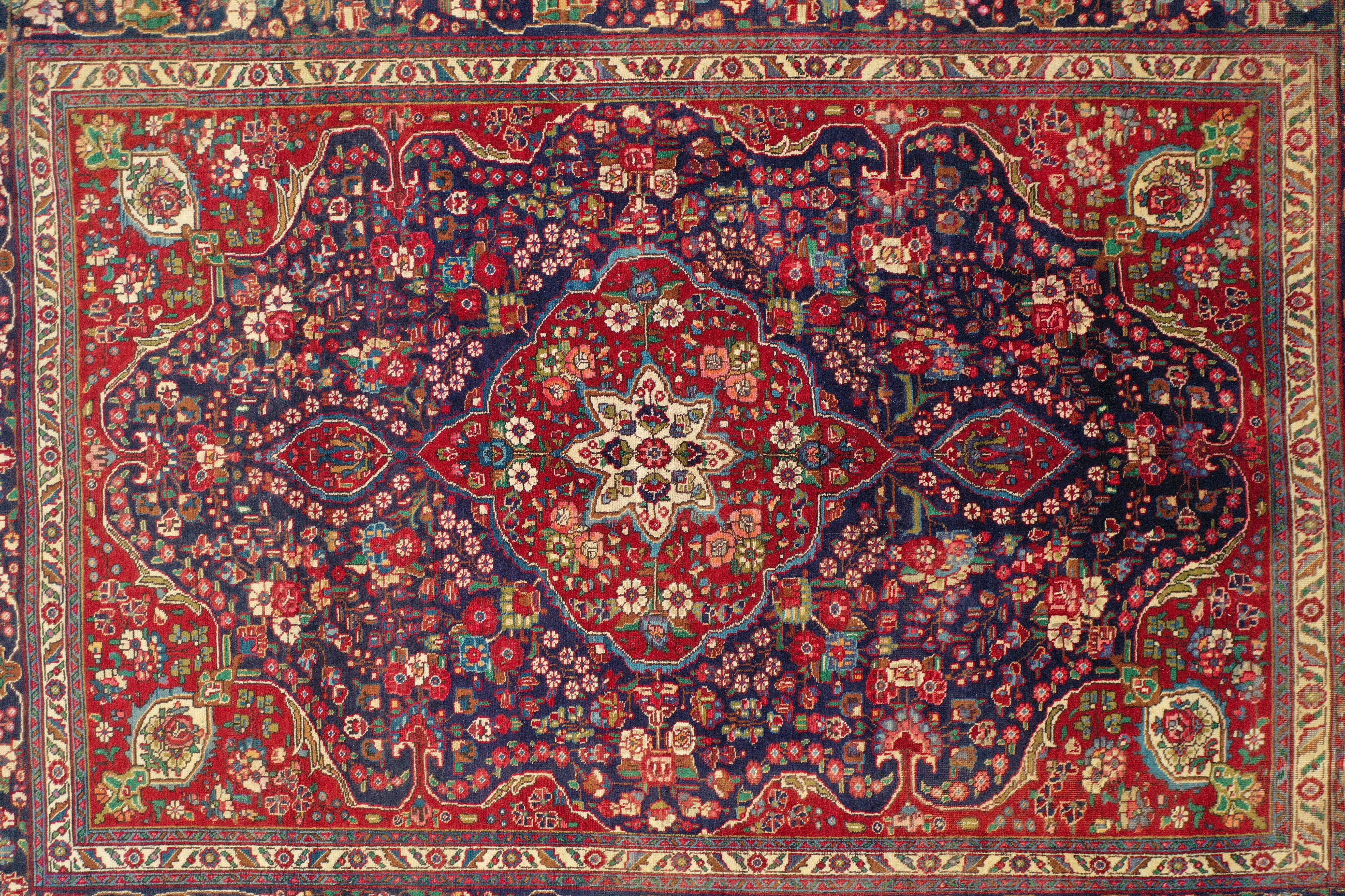 Red Afghan Handmade — 3.13 x 2.30