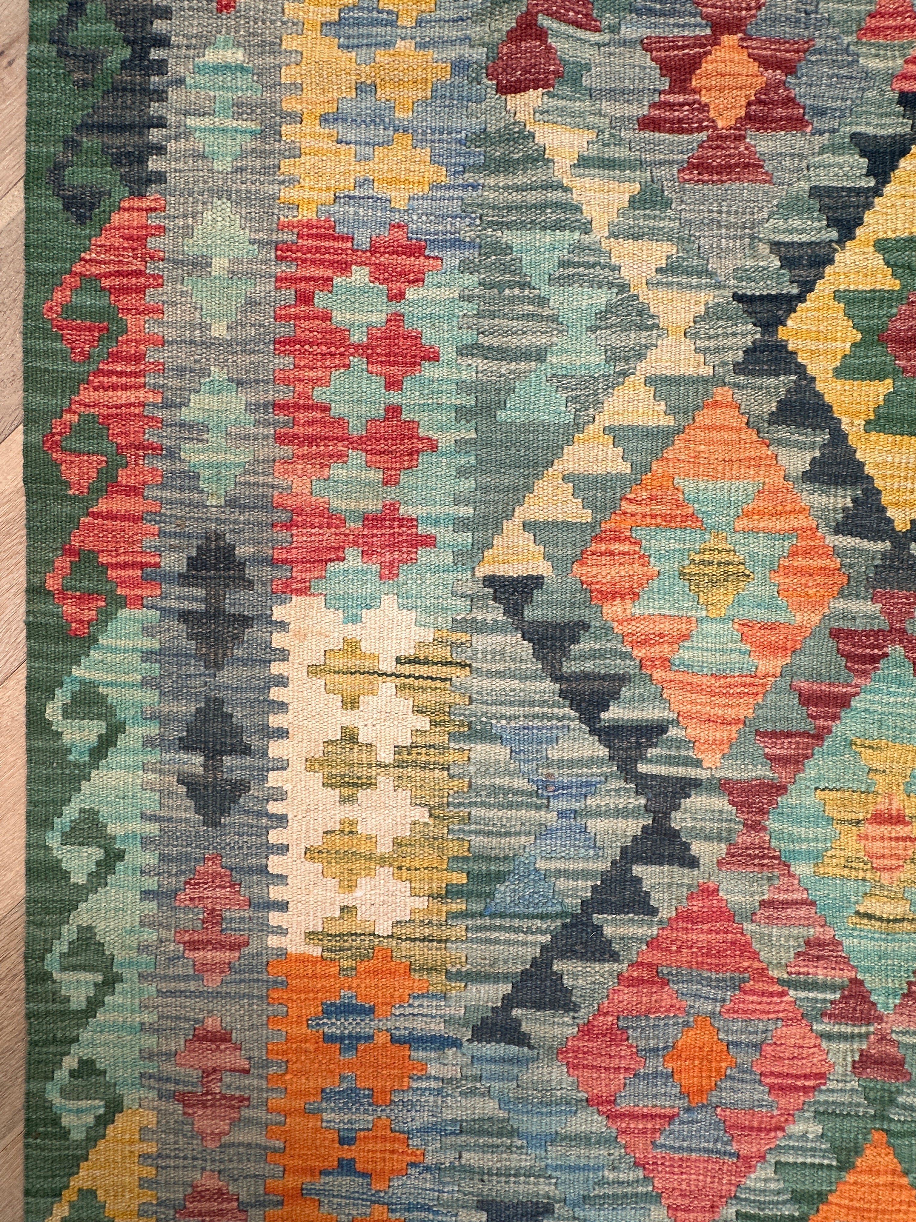 Afghan Kilim — 3.55 x 2.50