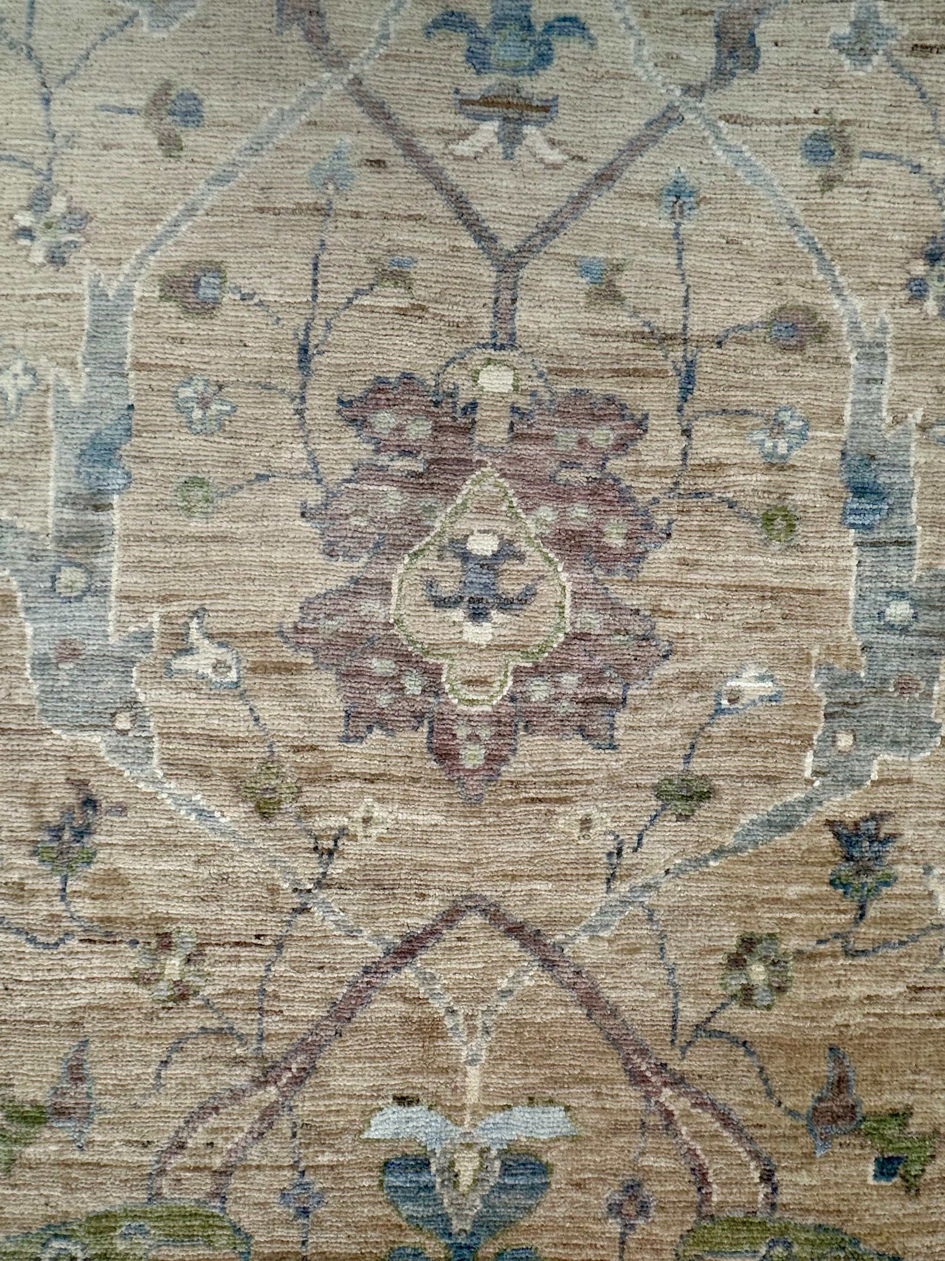Afghan handmade rug,Chobi. Size:362x267 cm