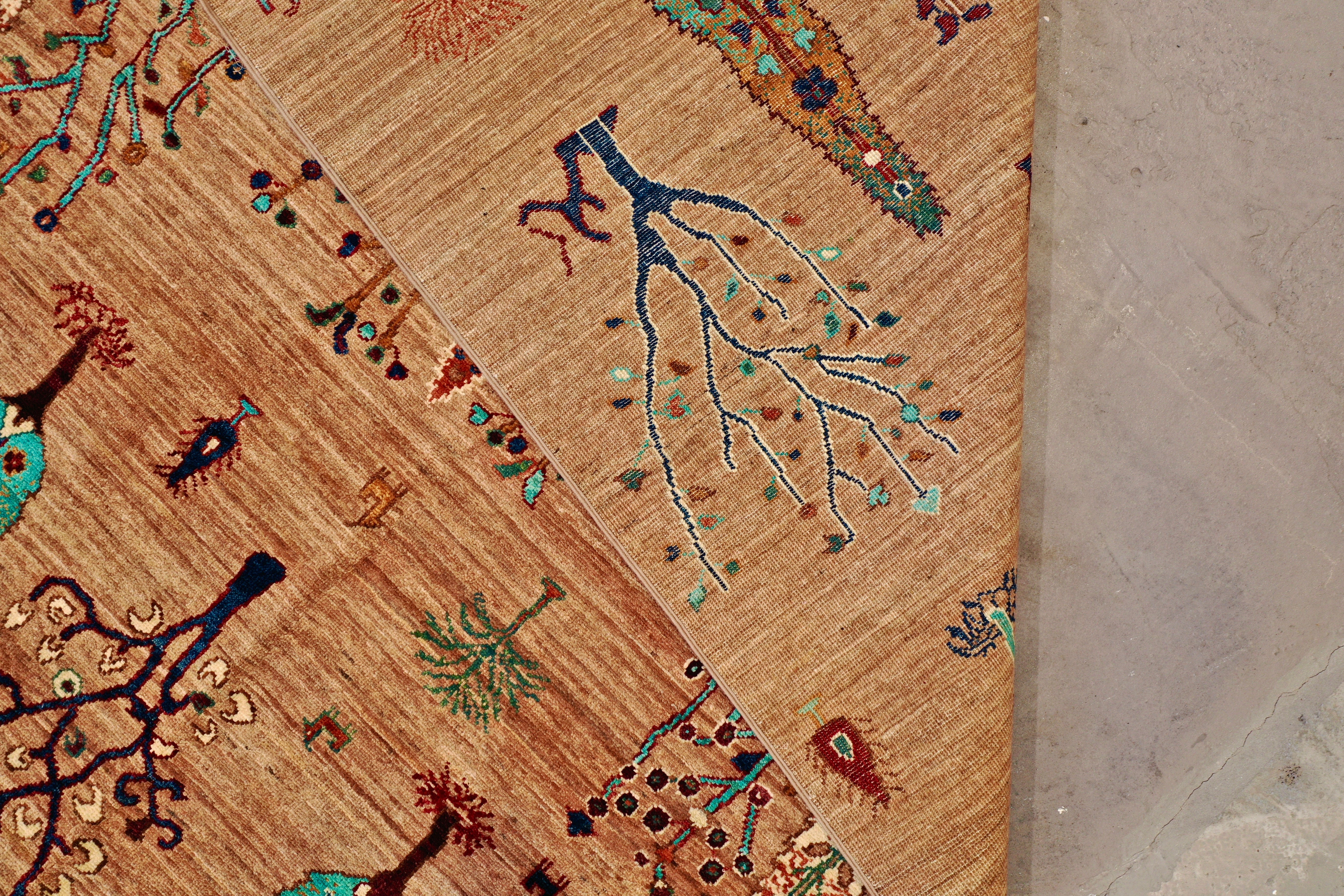 Chobi Beige Forest rug 310x426cm