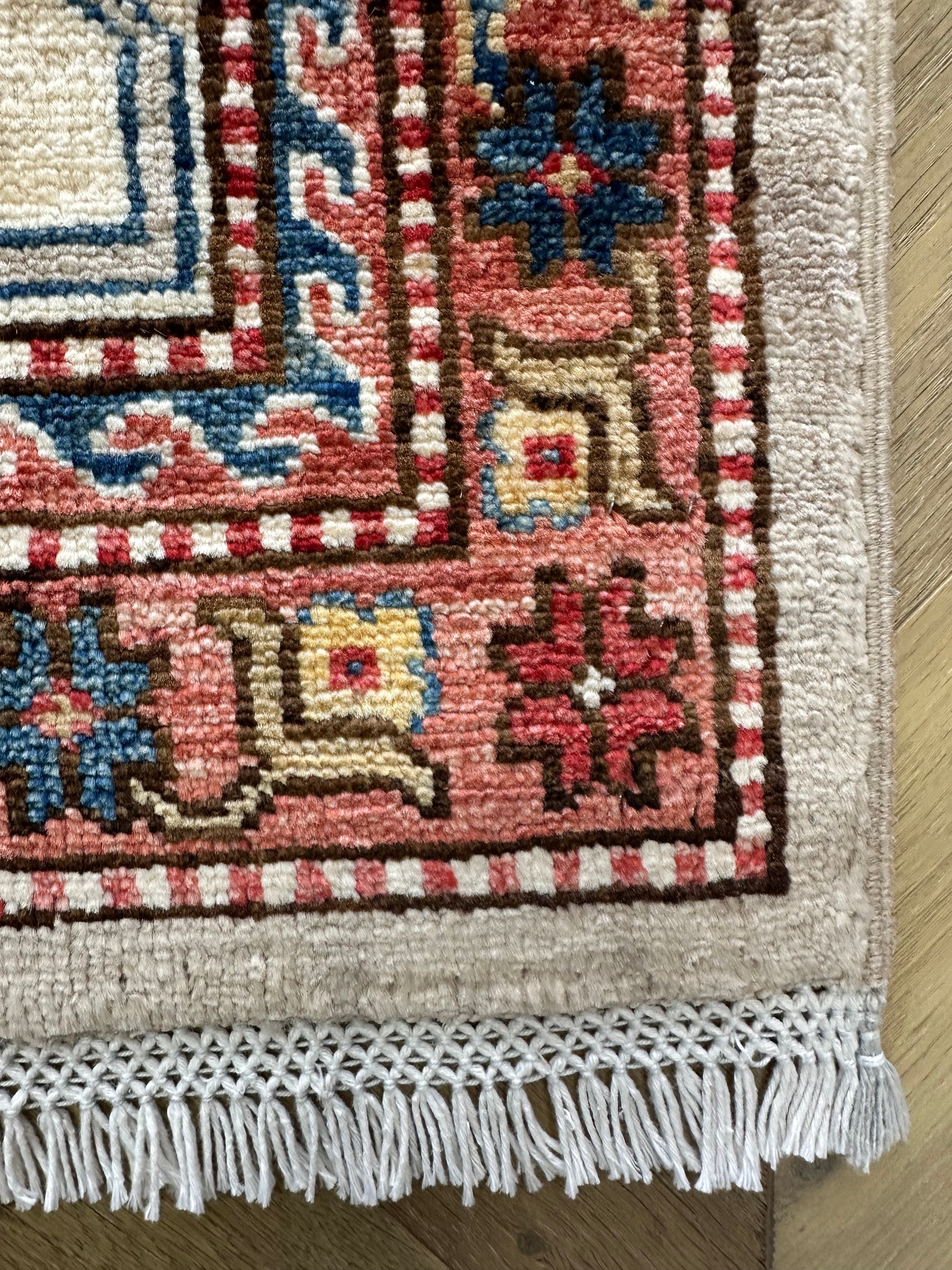 Afghan handmade rug,Chobi. Size:367x268cm