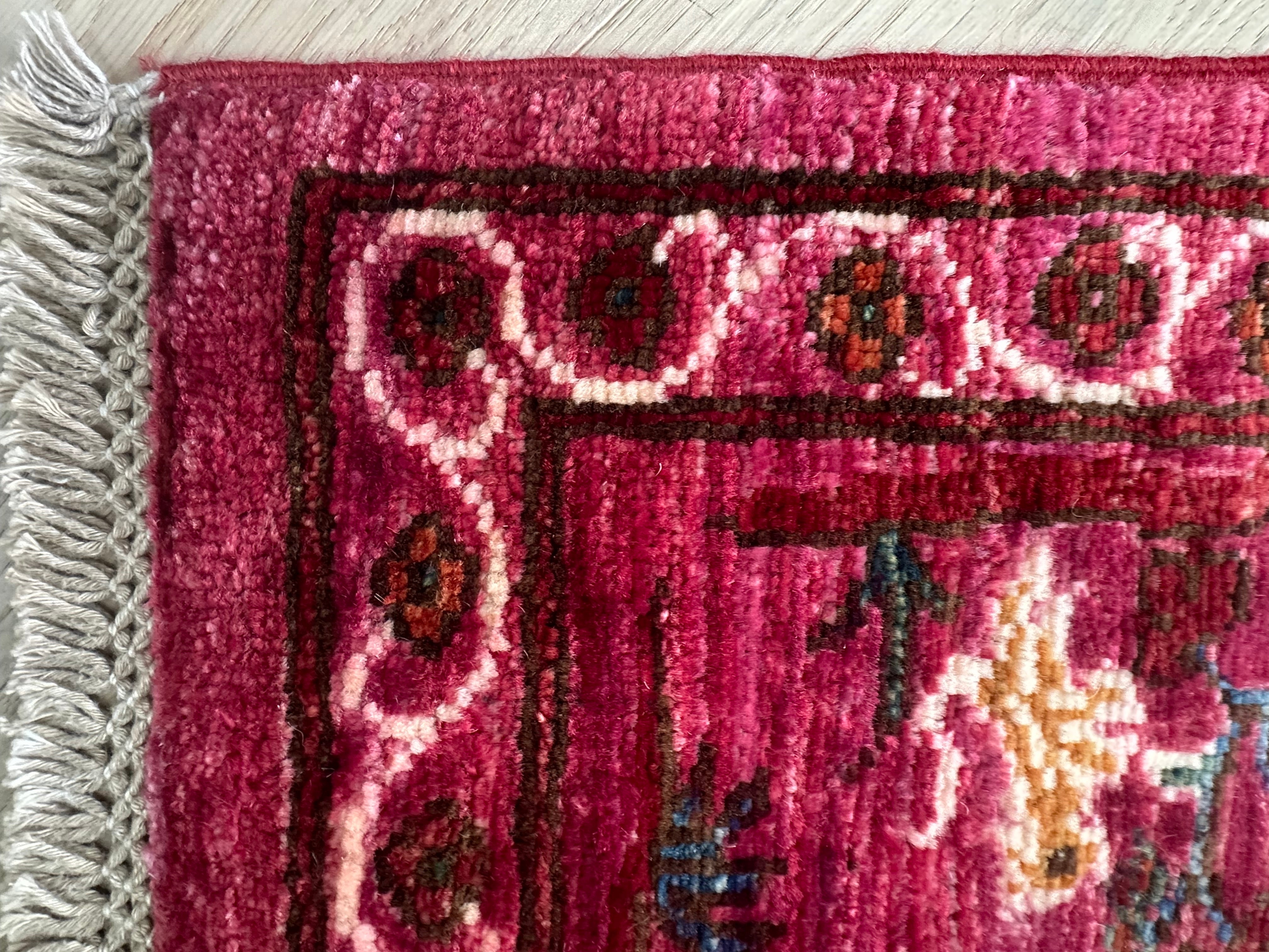 Afghan handmade rug,Chobi. Size:344x243cm