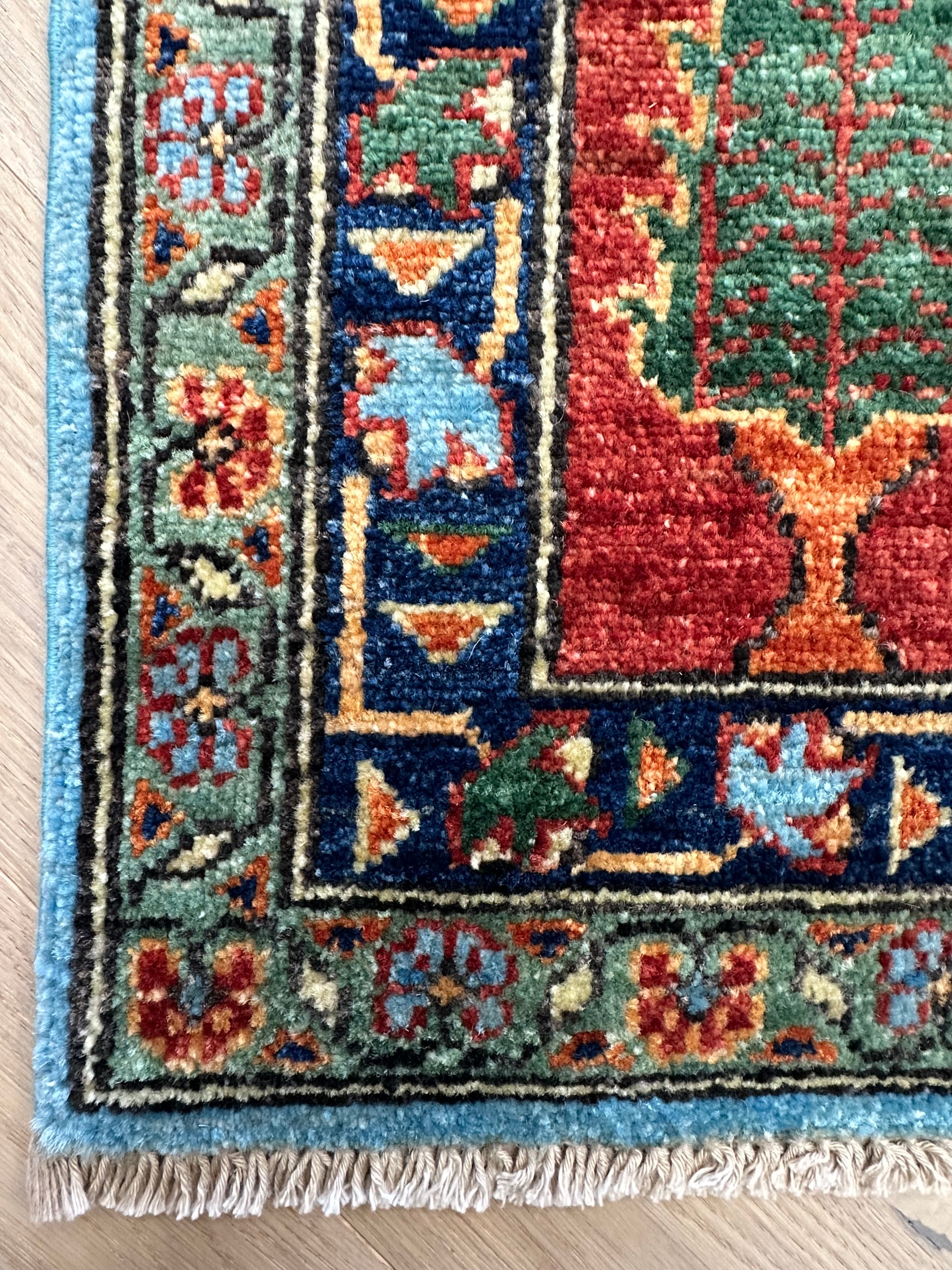 Afghan handmade rug,Chobi. Size:363x272cm