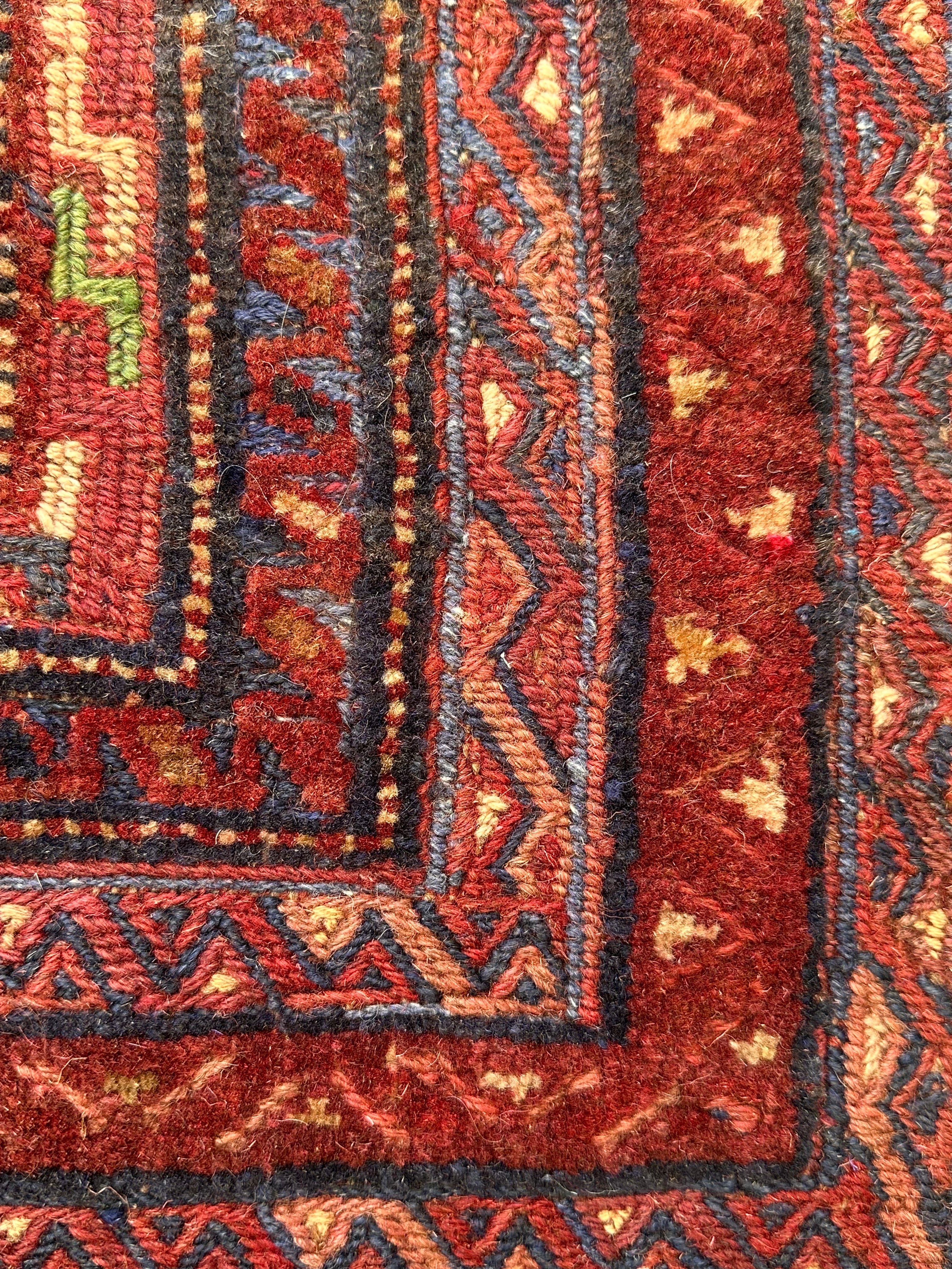 HANDMADE AFGHAN MUSHWANI KILIM | CM|