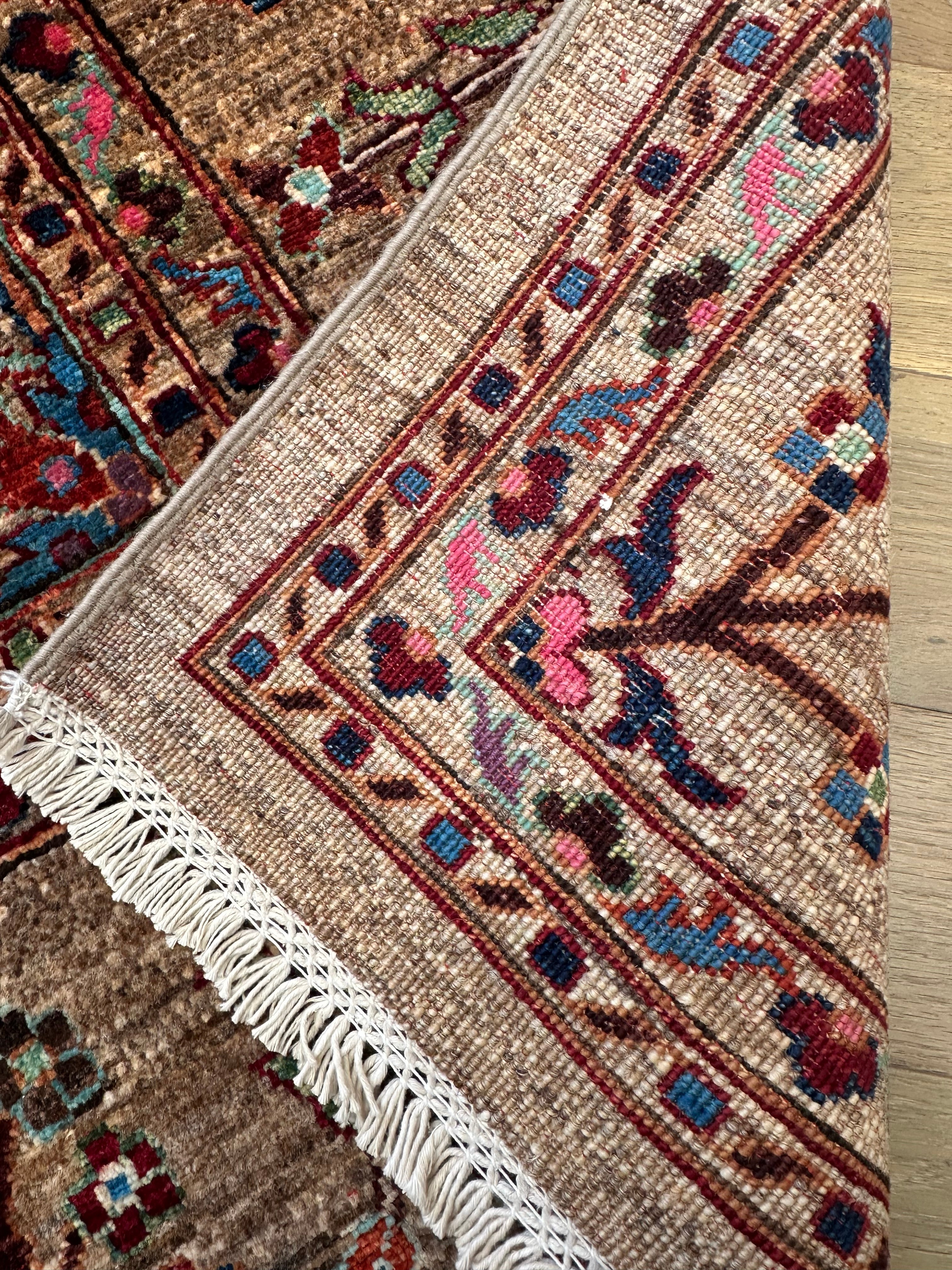 Chobi Afghan Handmade — 3.72 x 2.53