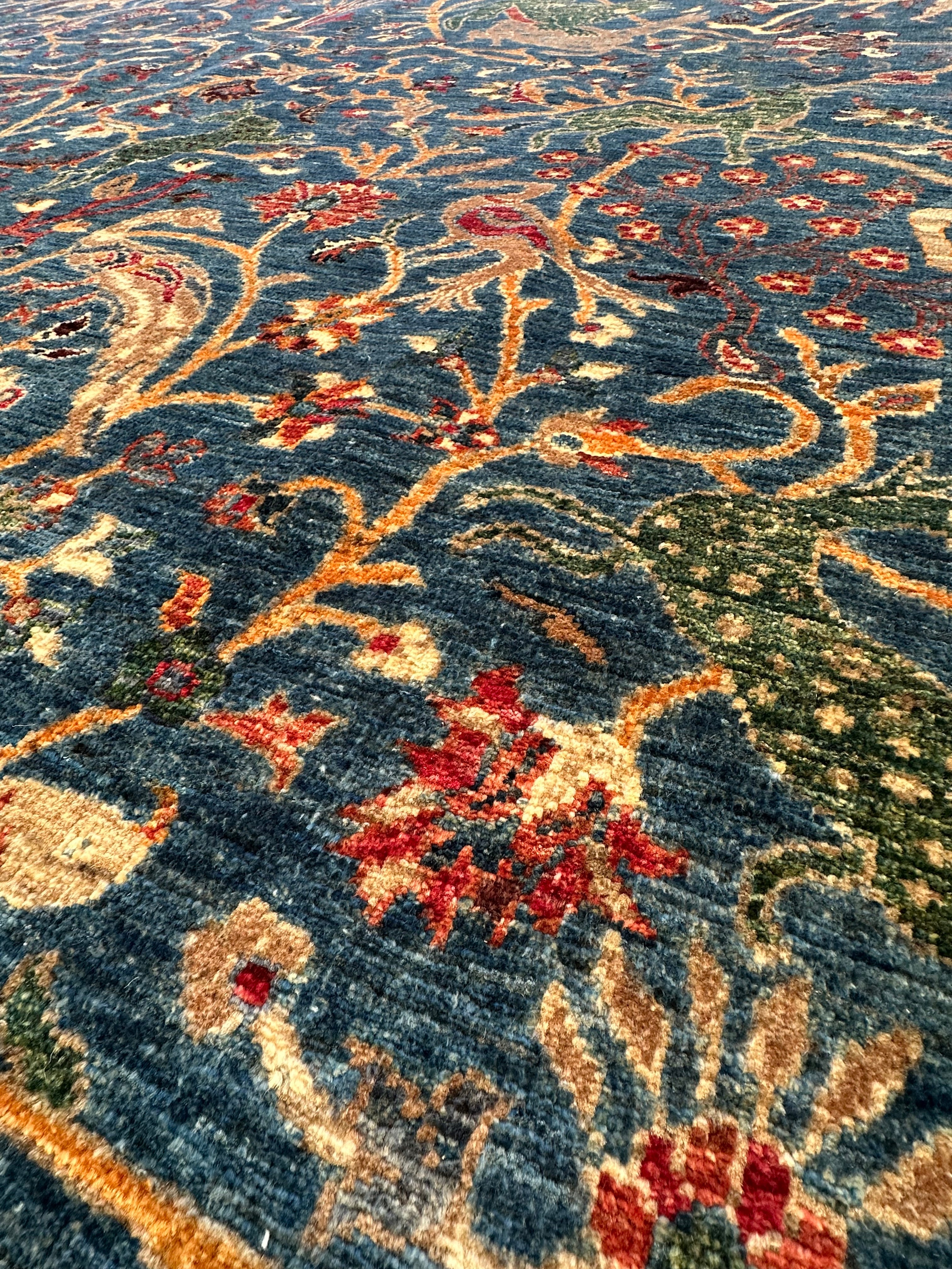 Afghan handmade rug,Chobi. Size:299x251cm