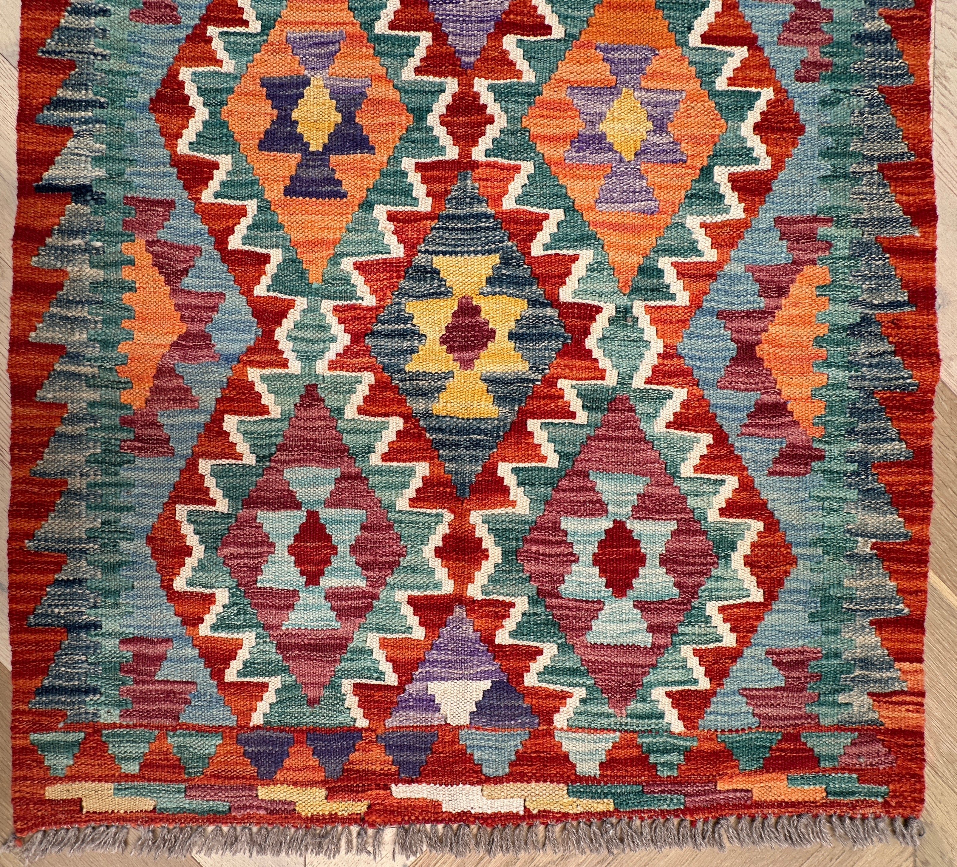 Afghan Kilim — 4.05 x 0.82
