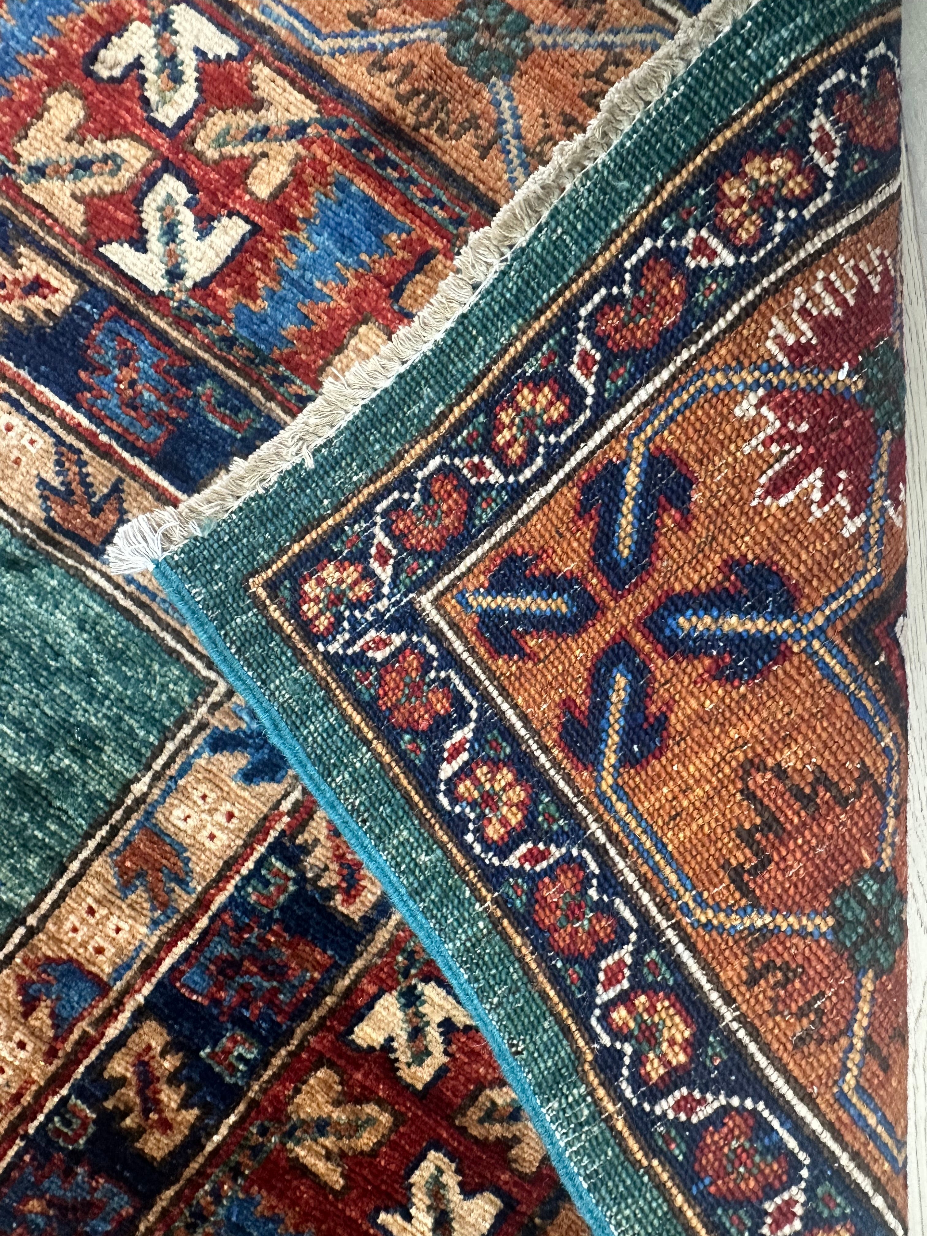 Chobi Afghan Handmade — 3.68 x 2.76