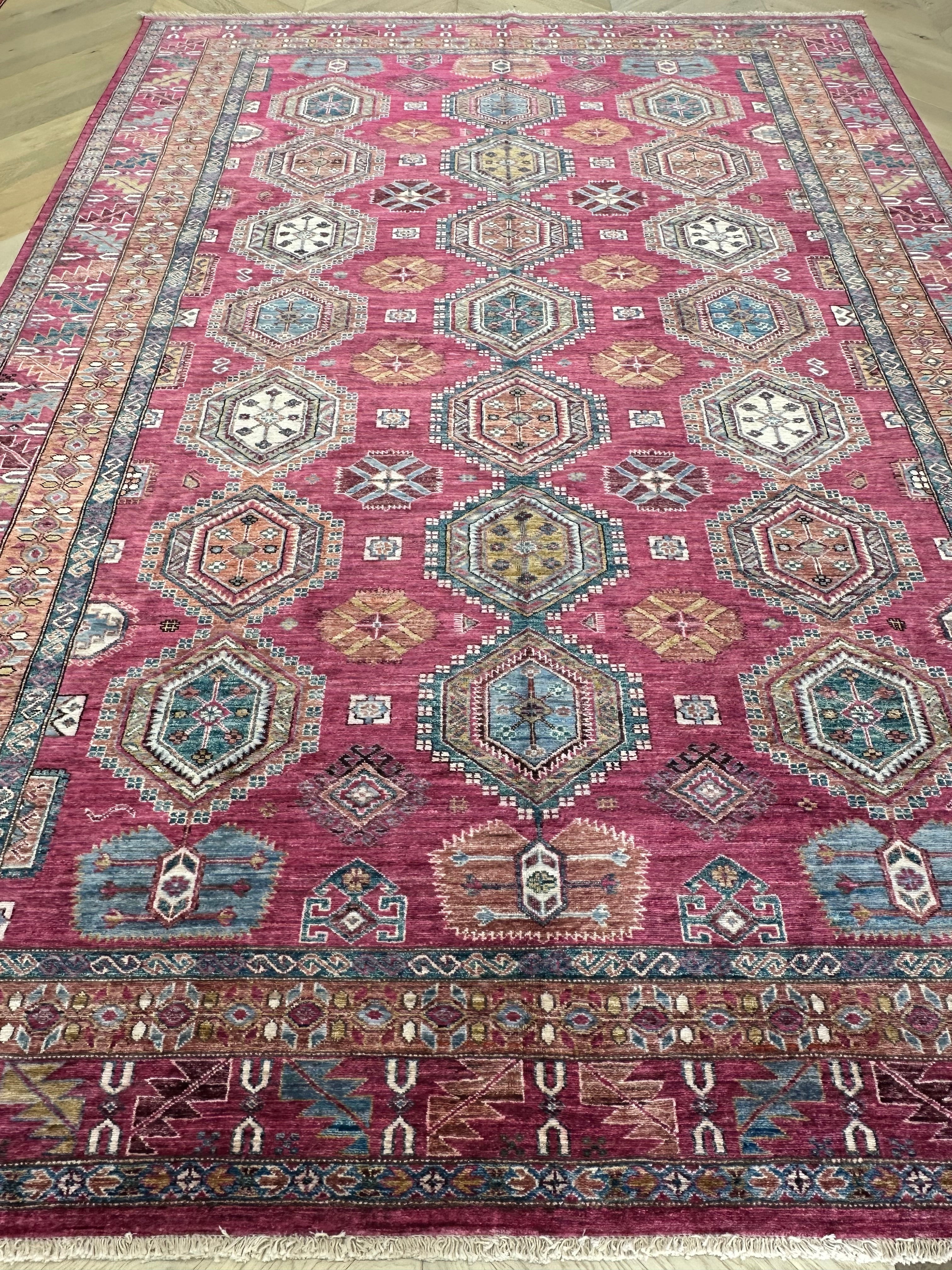 Chobi Afghan Handmade — 3.54 x 2.50
