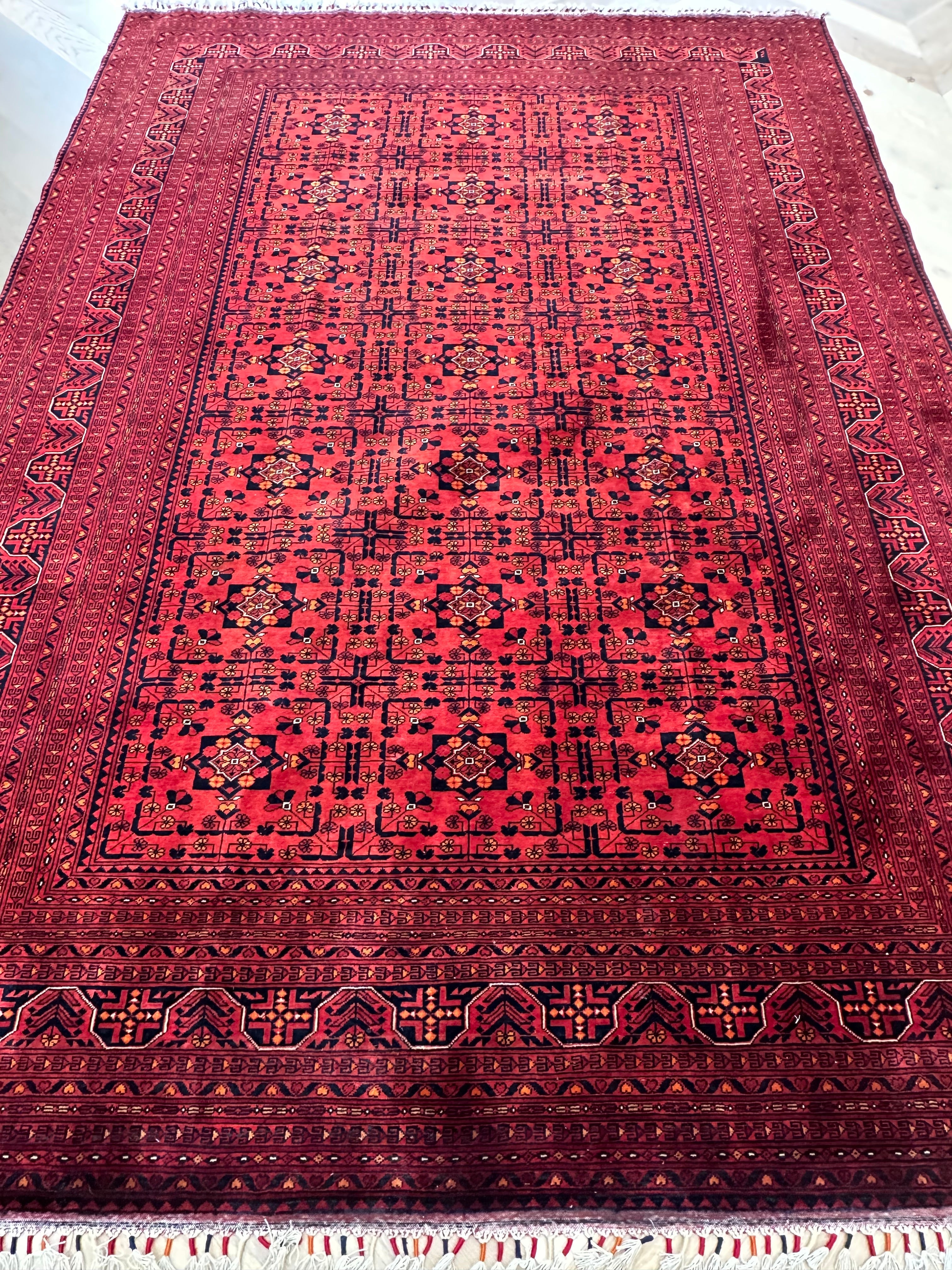 Natural Afghan Handmade — 2.80 x 2.00