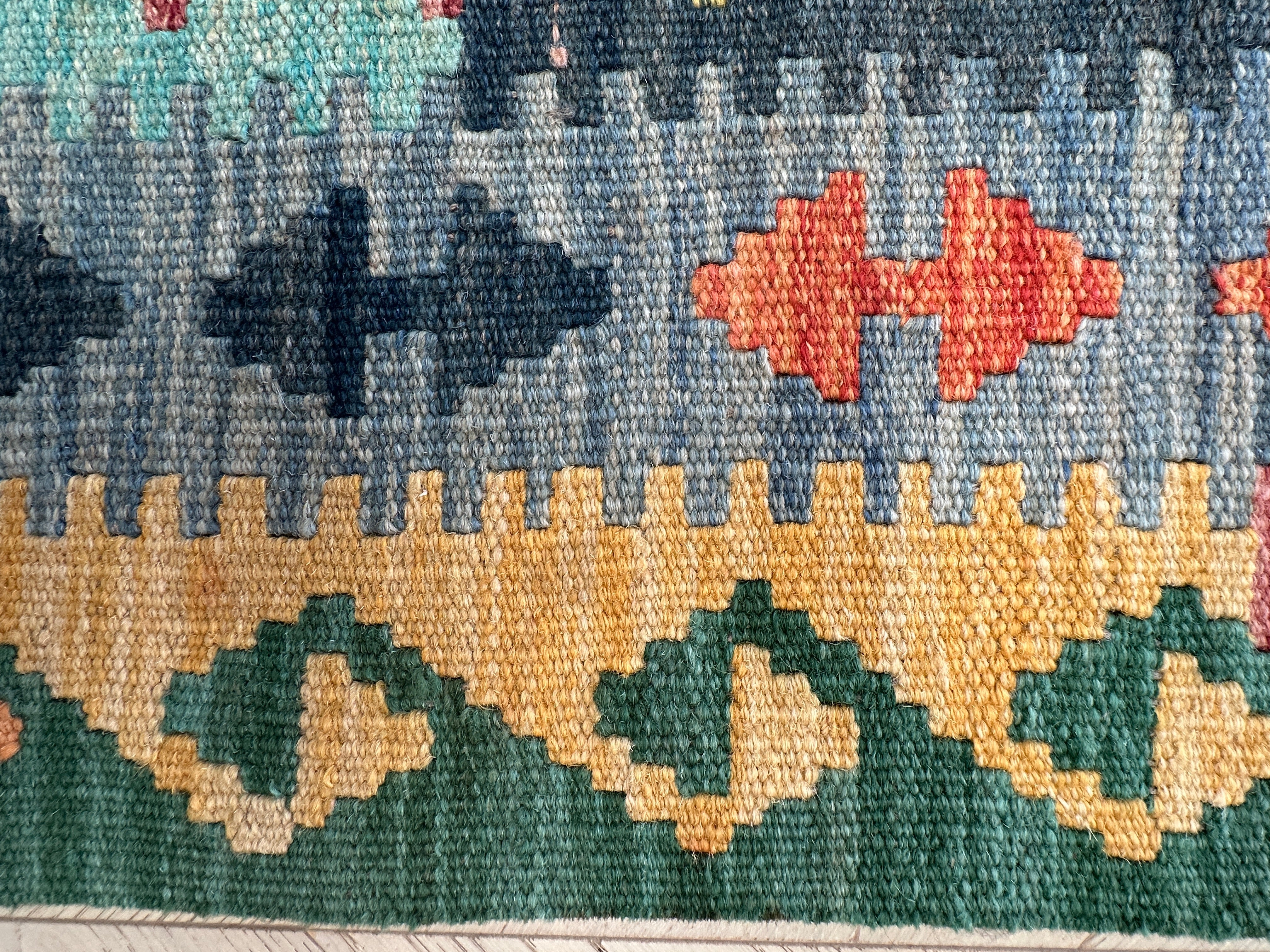 Afghan Kilim — 3.55 x 2.50