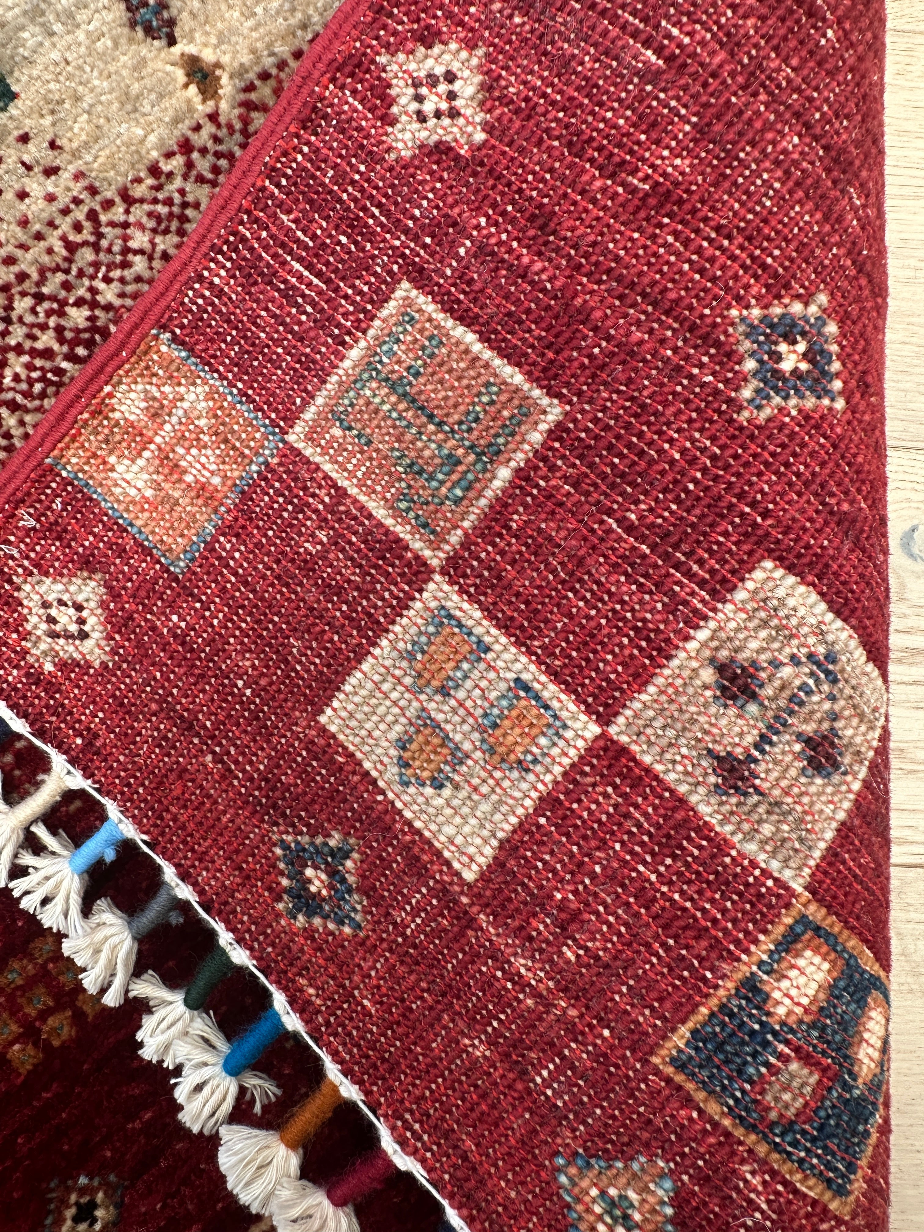 Chobi Afghan Handmade — 2.08 x 1.53
