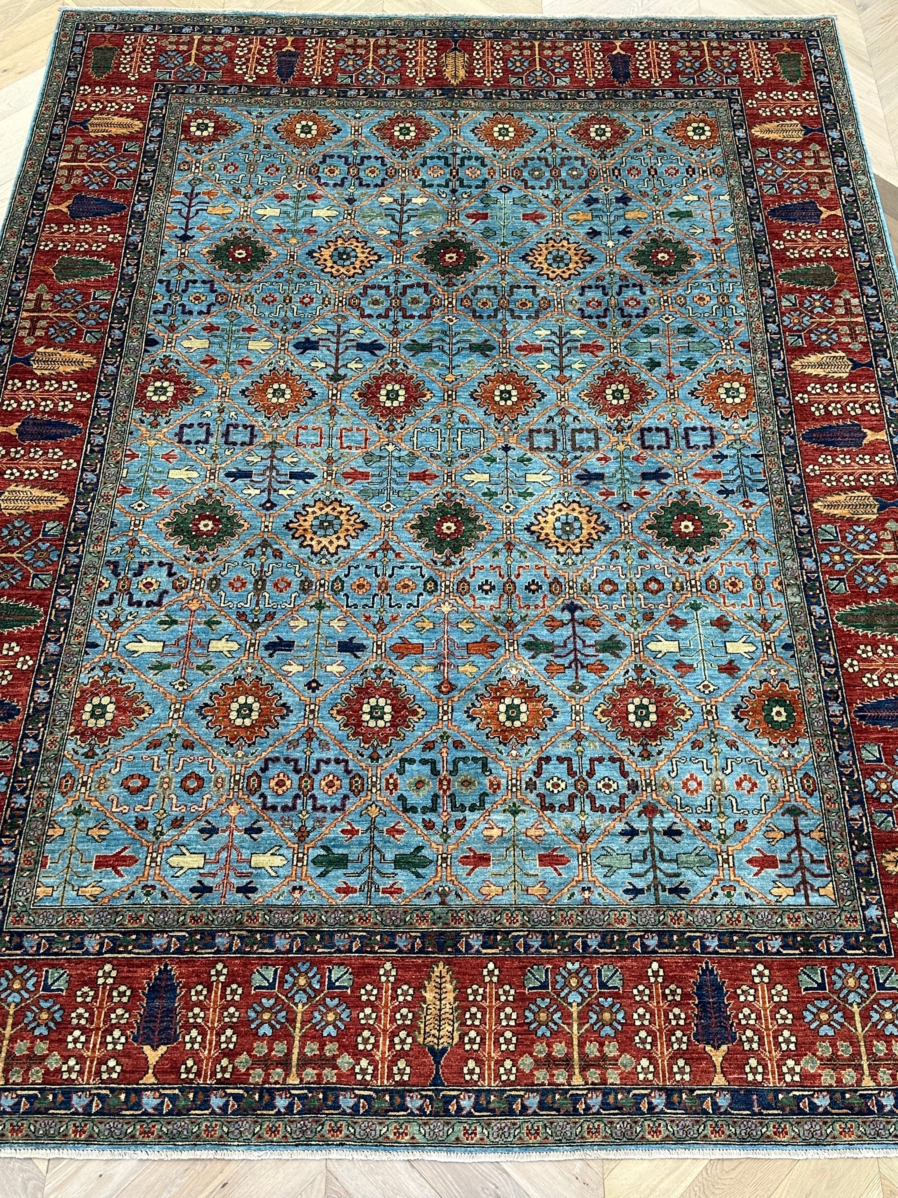 Afghan handmade rug,Chobi. Size:363x272cm