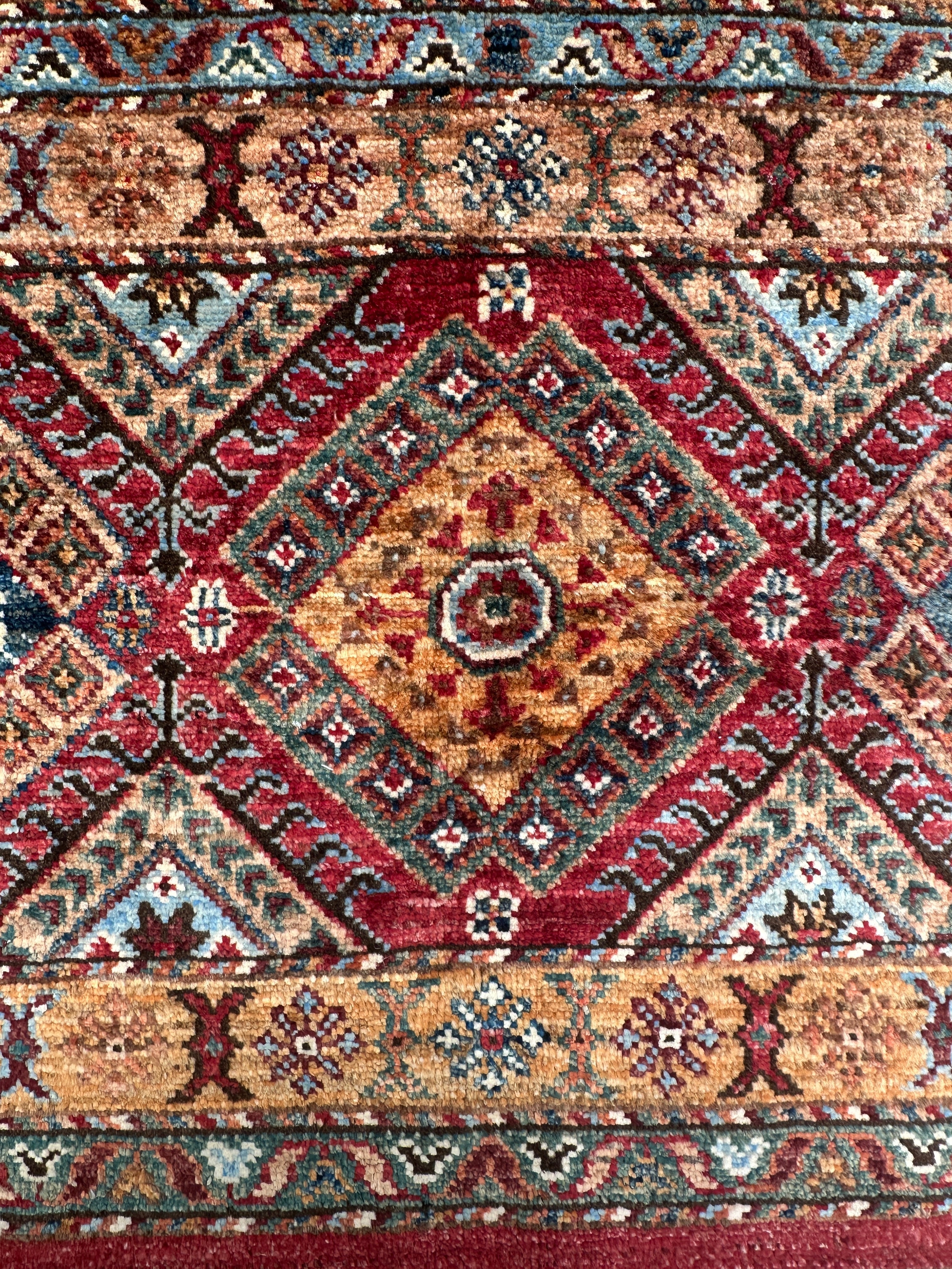 Chobi Afghan Handmade — 2.46 x 1.74
