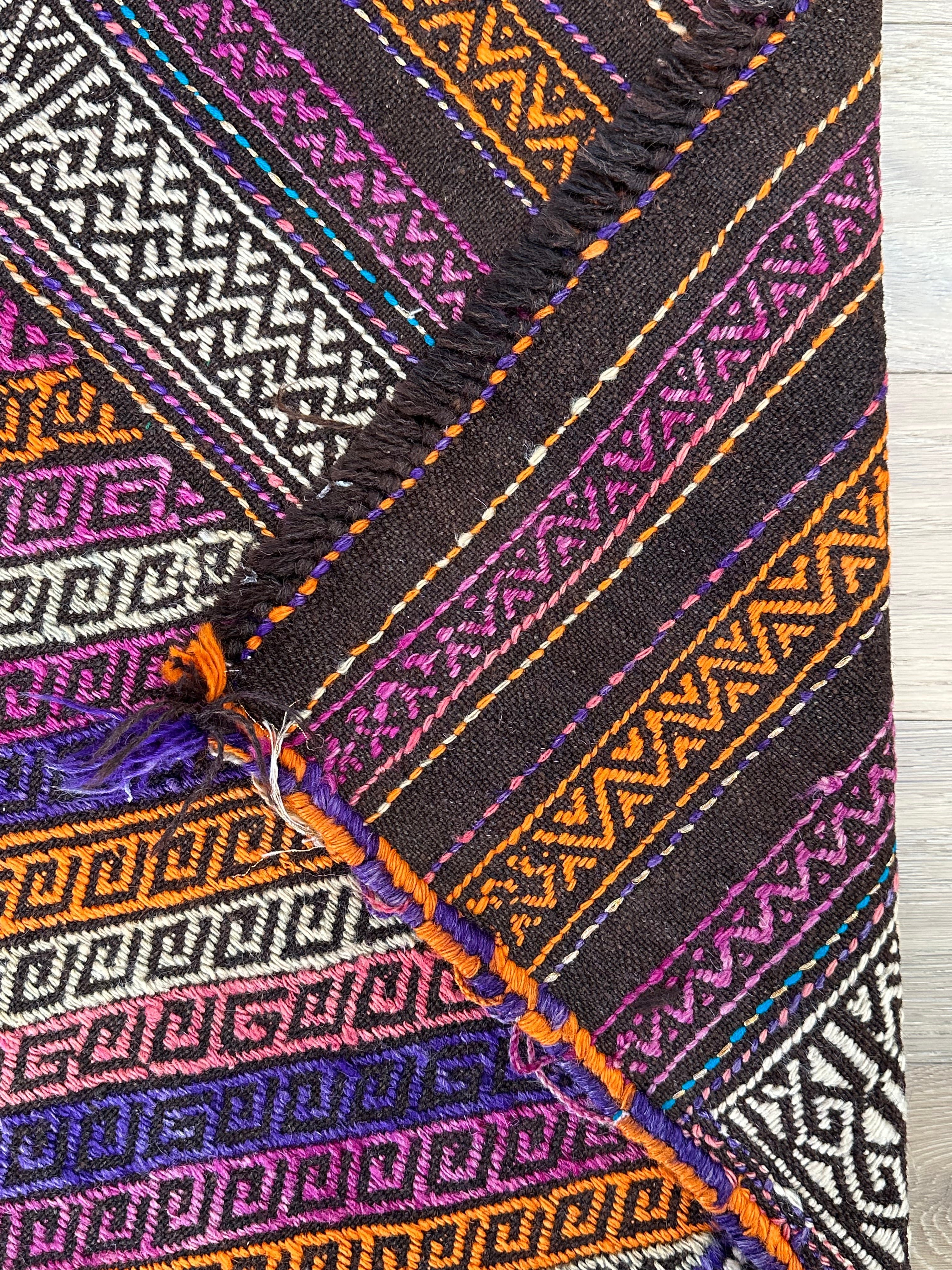 Afghan Kilim — 2.61 x 0.62