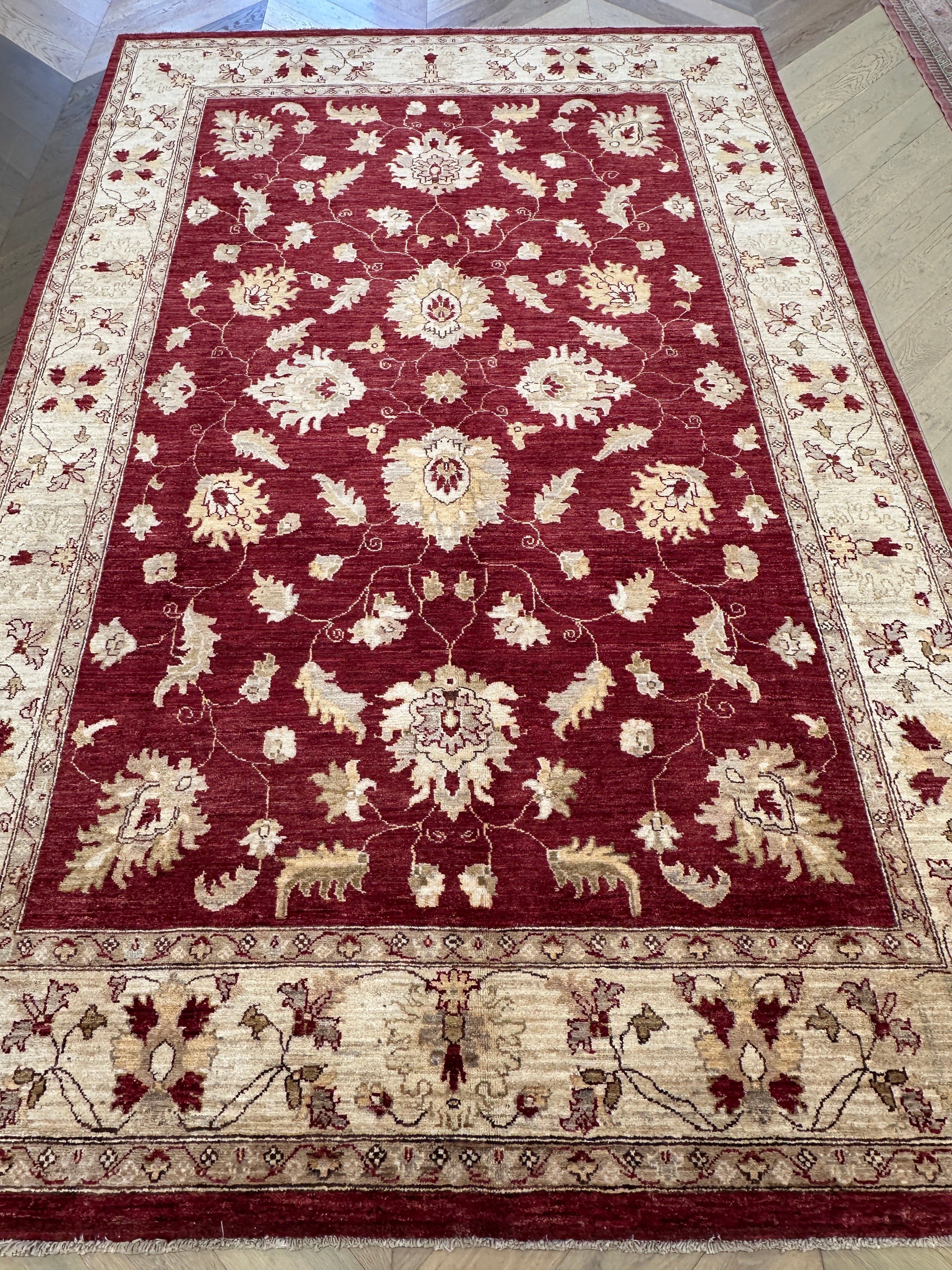 Chobi Afghan Handmade — 3.25 x 2.13