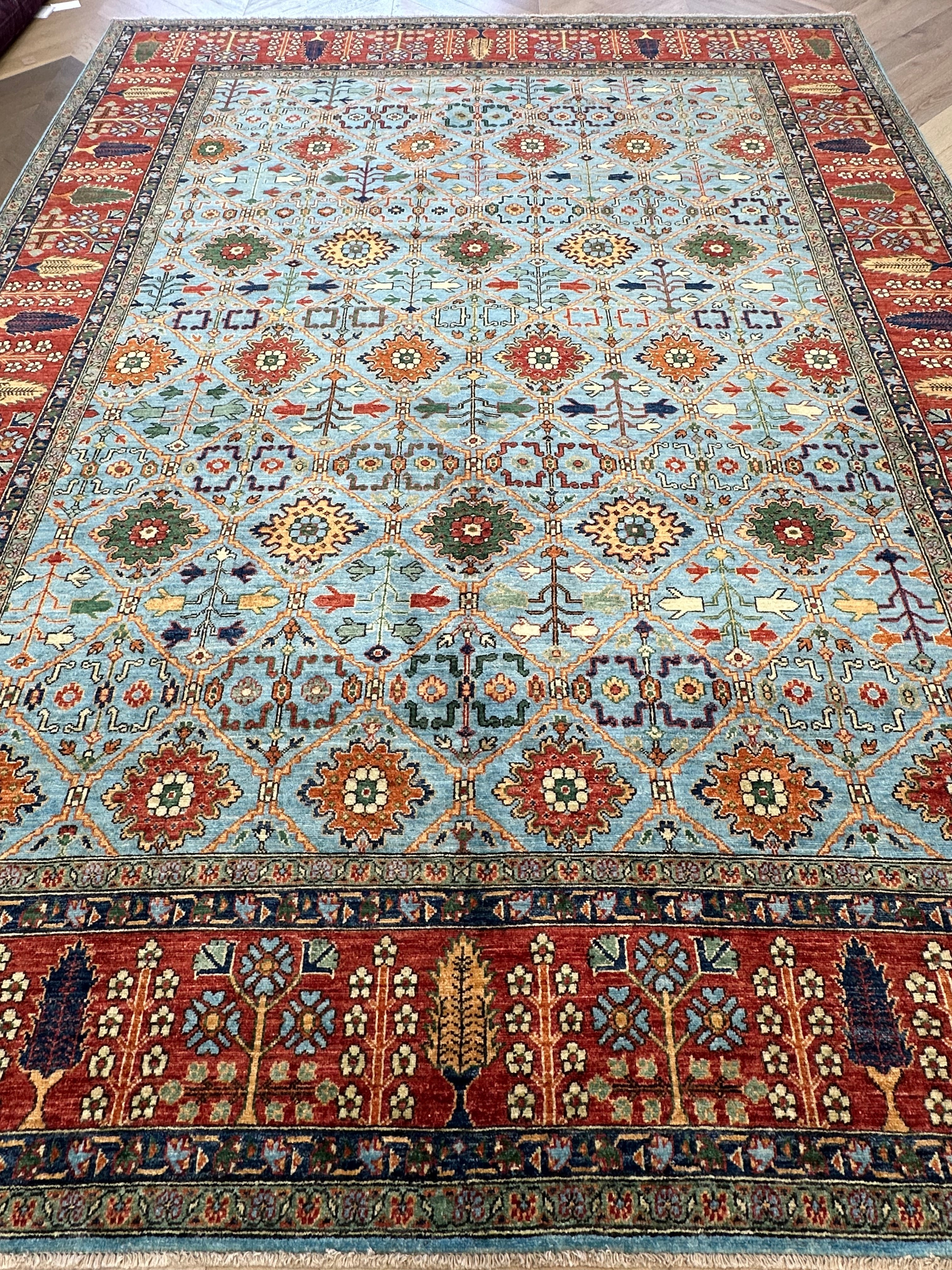 Chobi Afghan Handmade — 3.63 x 2.72