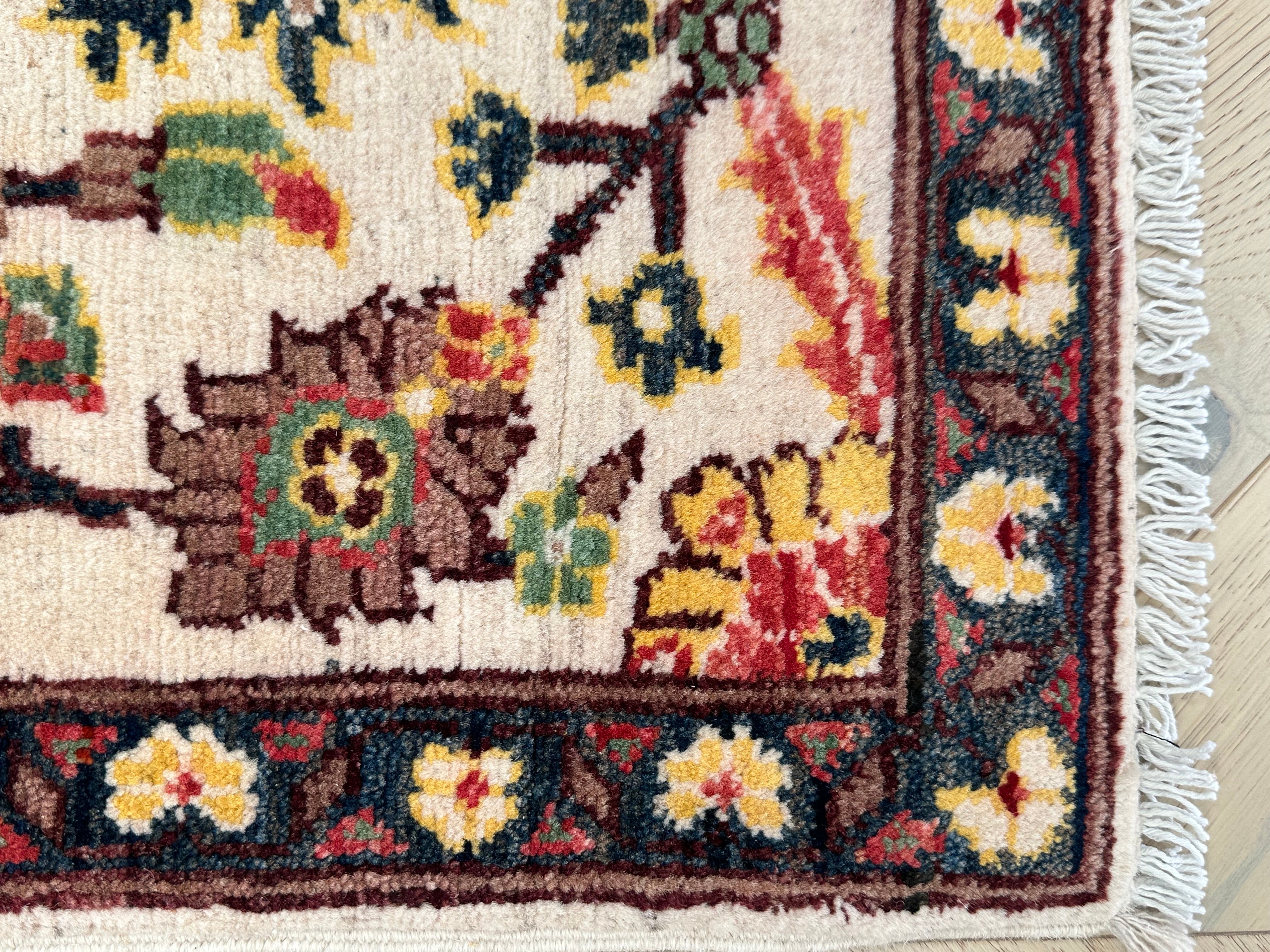 Chobi Afghan Handmade — 0.89 x 0.57