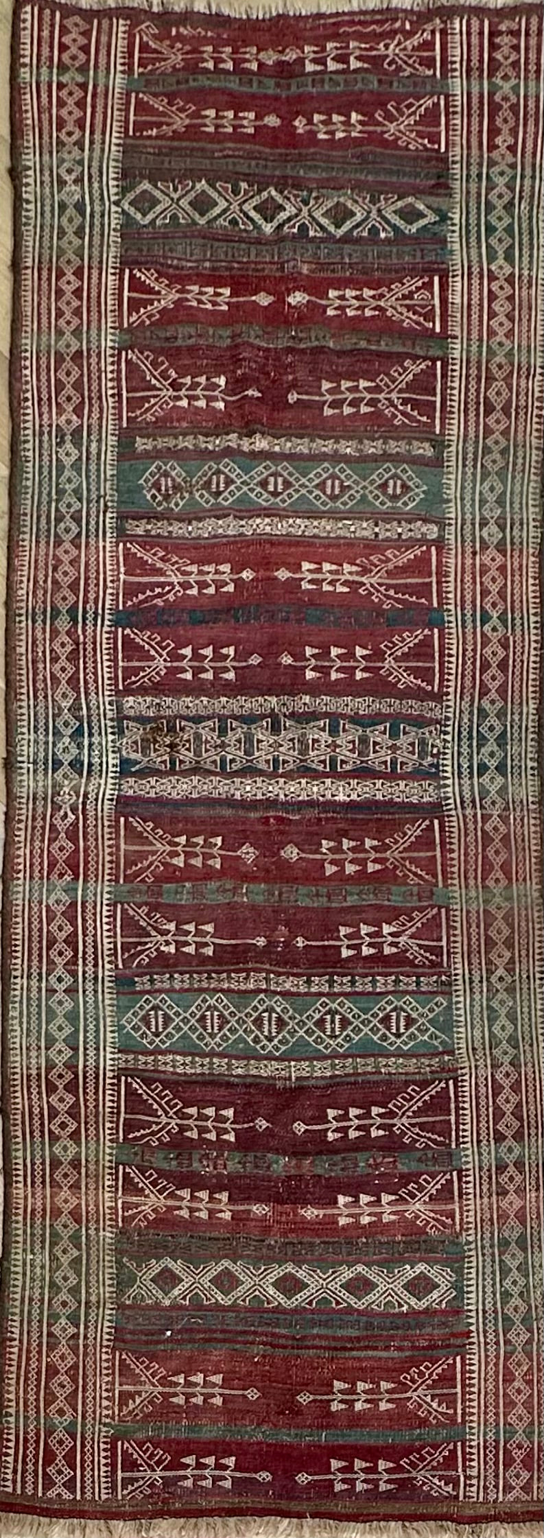 Afghan Kilim — 2.35 x 0.83