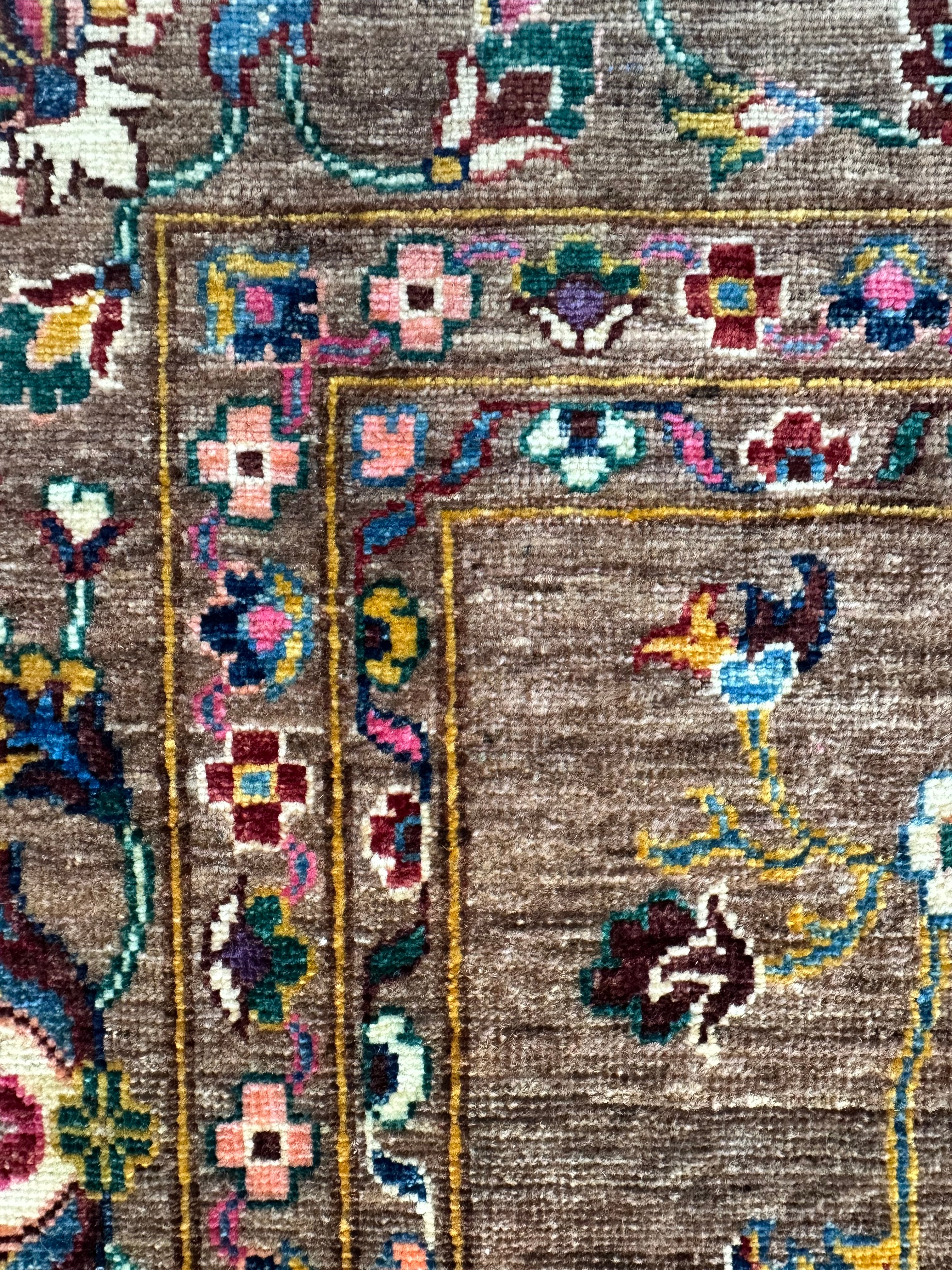 Chobi Afghan Handmade — 3.34 x 2.45