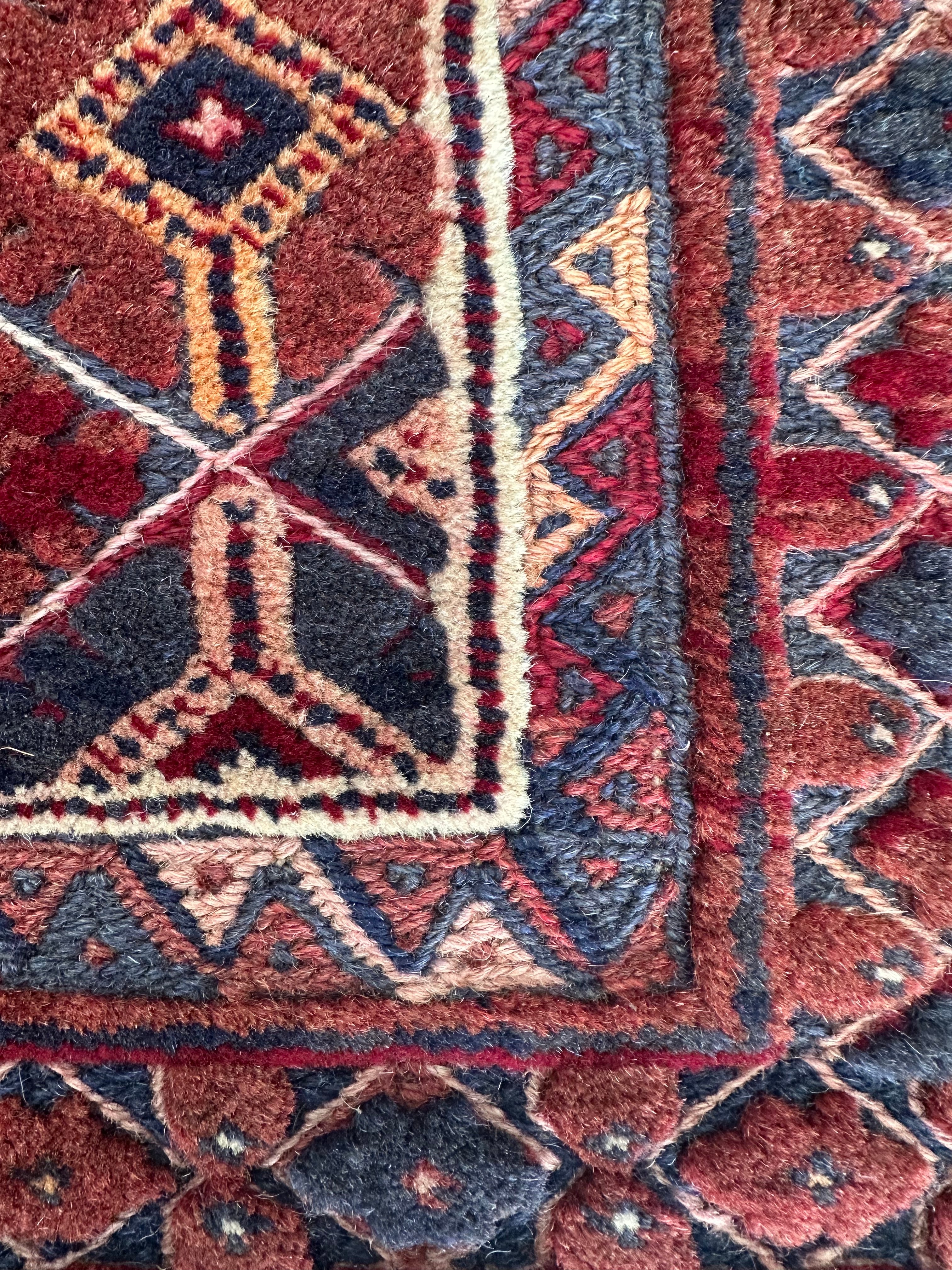 HANDMADE AFGHAN MUSHWANI KILIM RUNNER | CM|
