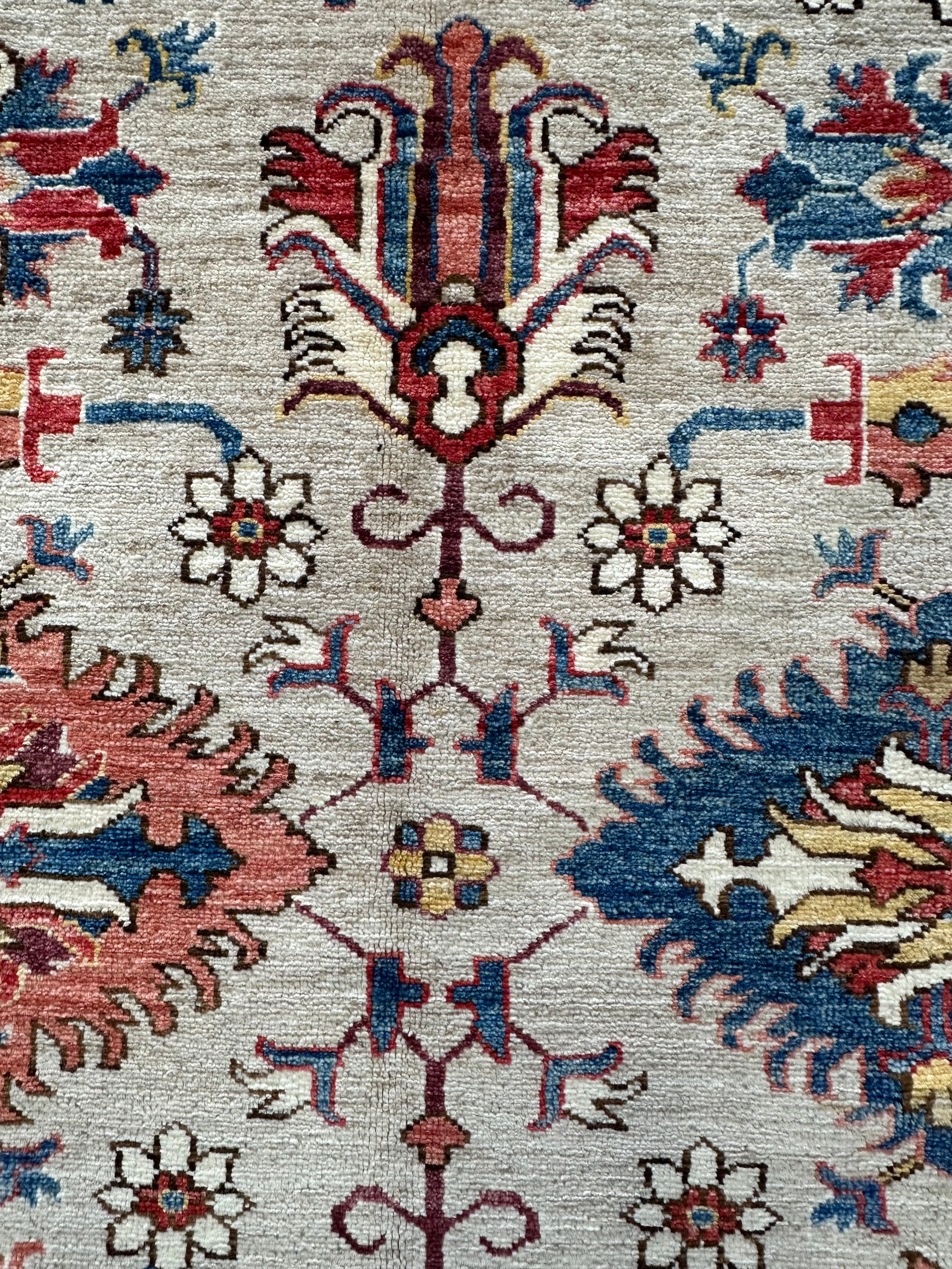 Afghan handmade rug,Chobi. Size:367x268cm