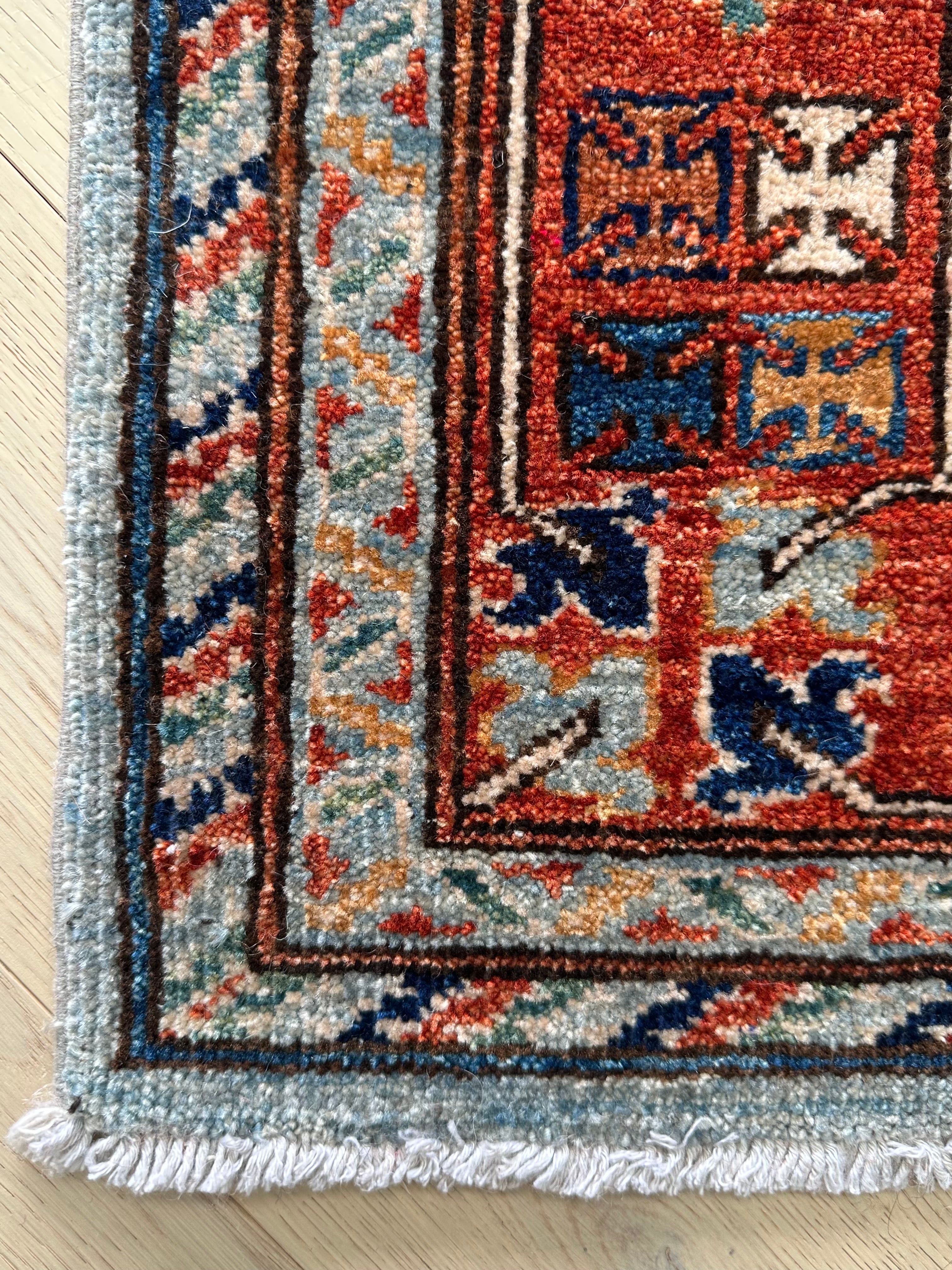 Afghan handmade rug,Chobi. Size: 192x158 cm