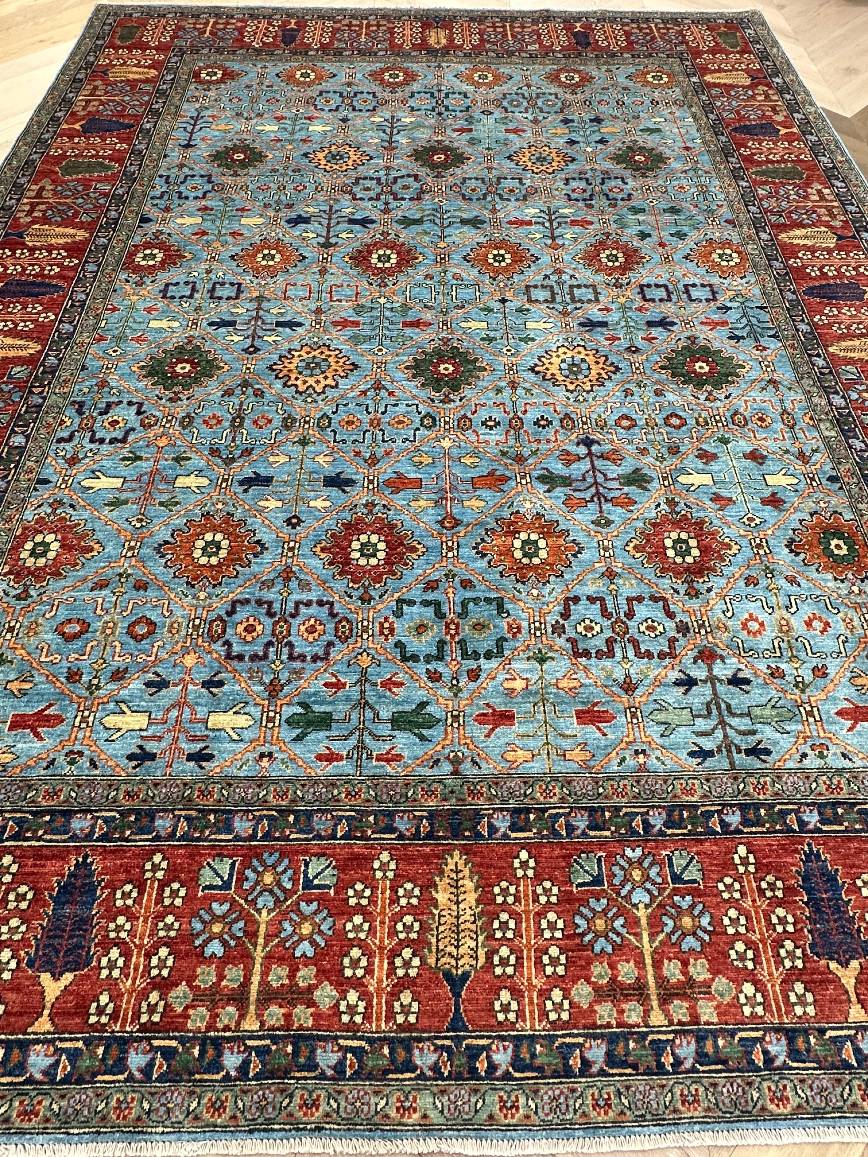 Chobi Afghan Handmade — 3.63 x 2.72