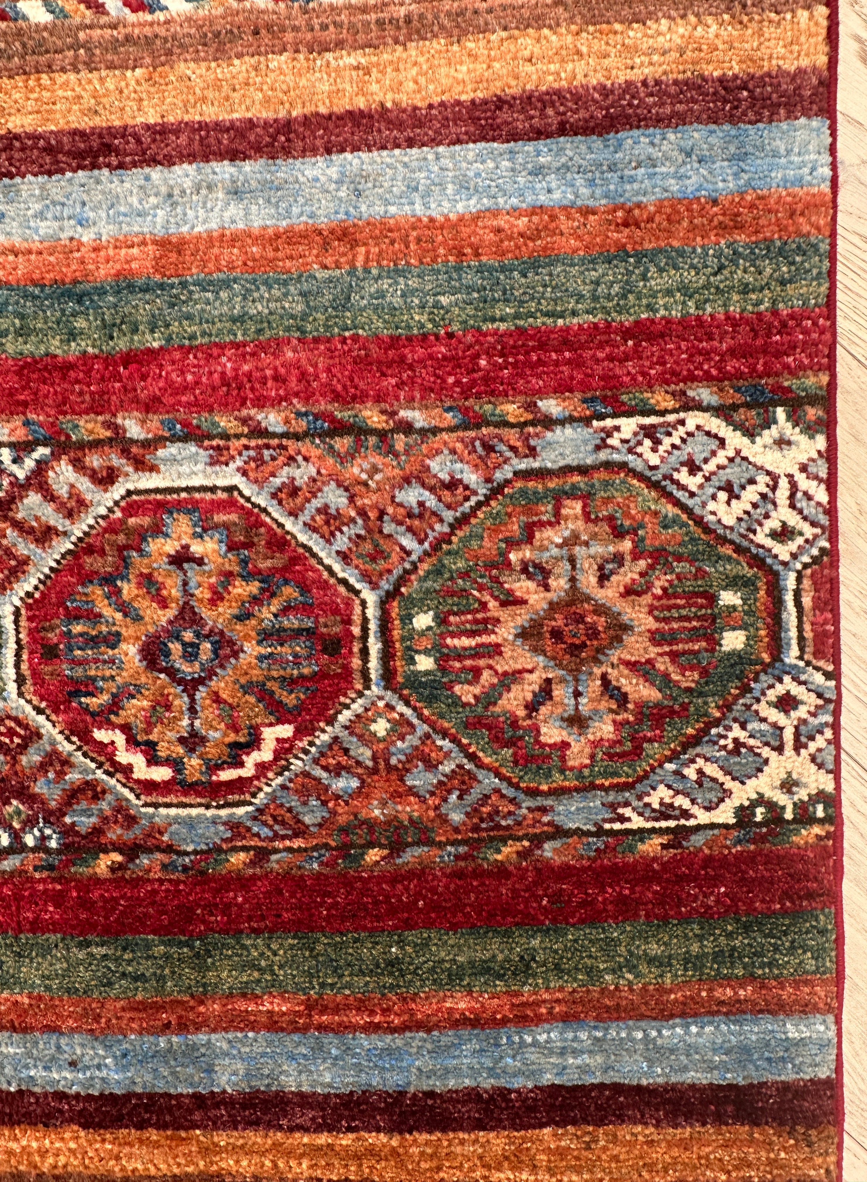 Chobi Afghan Handmade — 2.46 x 1.74